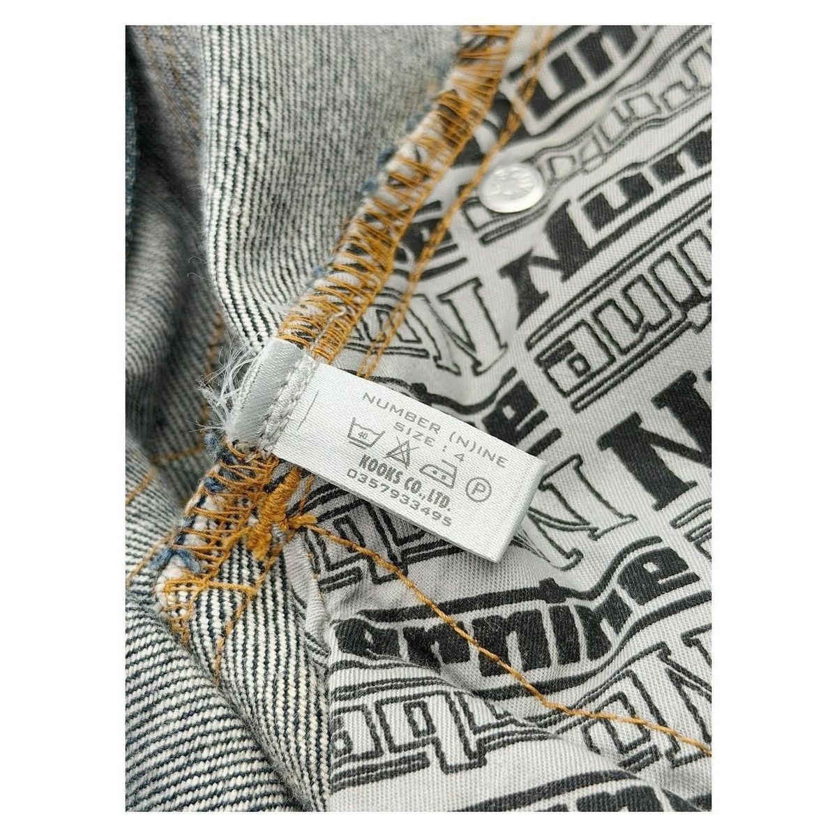 Number (N)ine Number (N)ine Denim Pants Size US 31 - 6 Thumbnail