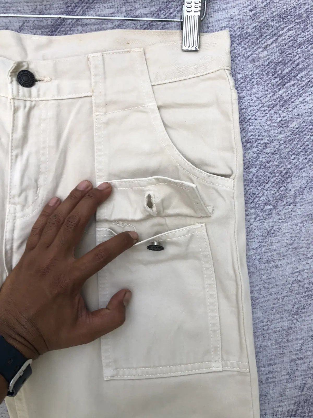 Japanese Brand × Vintage Vintage Cargo Bush Pocket Tactical Pants Boocut Style Size US 30 / EU 46 - 6 Thumbnail