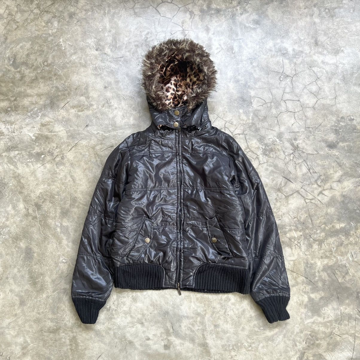 Hysteric Glamour 2000s CornFlake Vkei Style Puffer Fur Hoodie Jacket Size US M / EU 48-50 / 2 - 1 Thumbnail