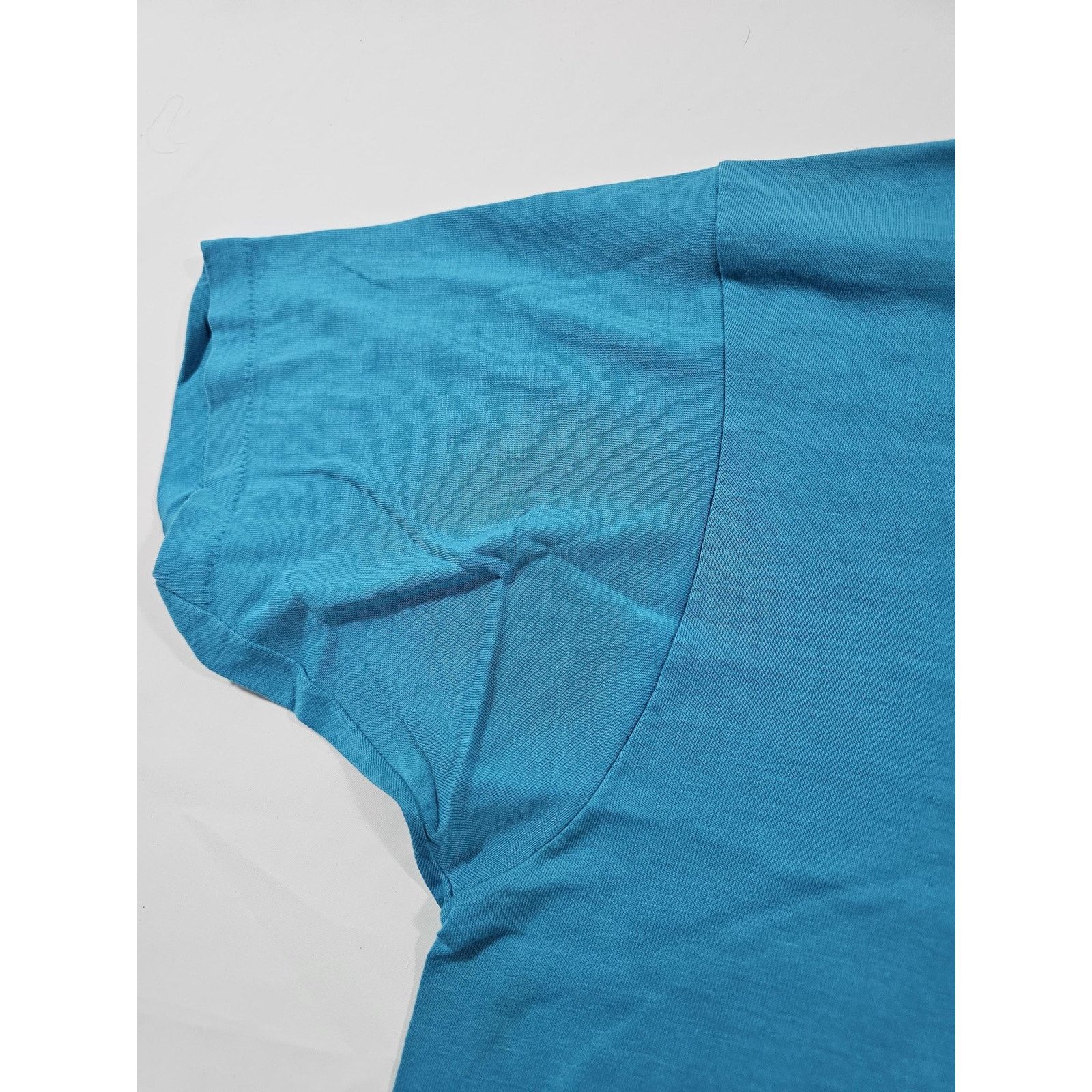 Hanes Fighting Falcon Jet Fighter Blue 50/50 T-shirt Sz L Vintage Size US L / EU 52-54 / 3 - 5 Thumbnail