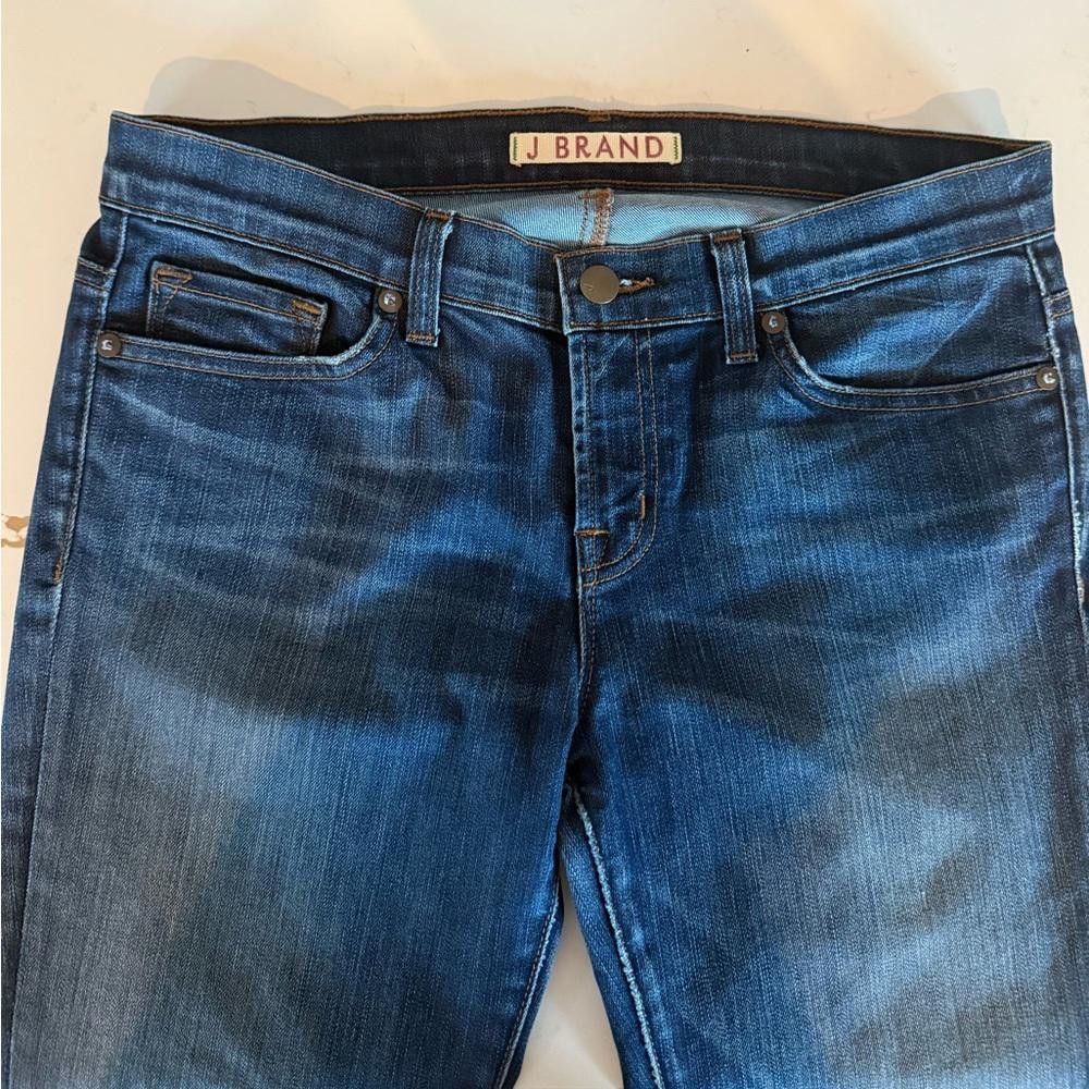J Brand J Brand Low Rise Skinny Jeans Size 29 Tyro Medium Wash Size 29" - 3 Thumbnail