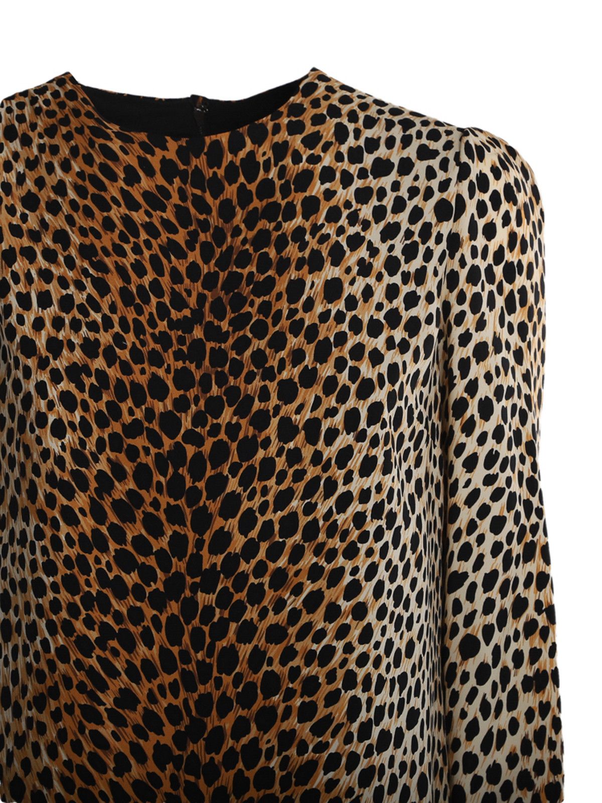 Dolce & Gabbana o1y0825 Leopard-Print Mini Dress in Beige Size S / US 4 / IT 40 - 3 Thumbnail