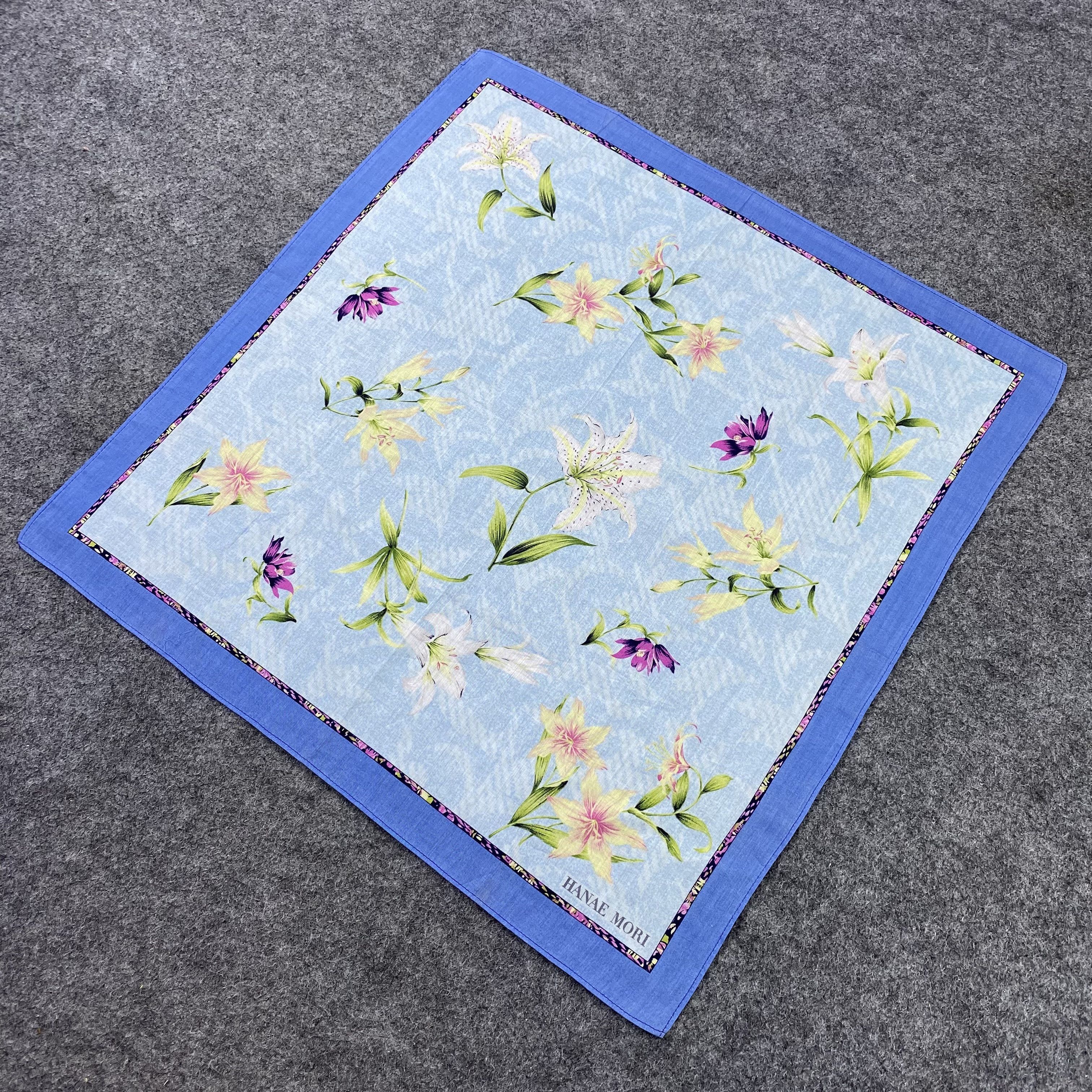 Hanae Mori Hanae Mori Handkerchief / Bandana / Neckerchief-B1137 Size ONE SIZE - 4 Thumbnail