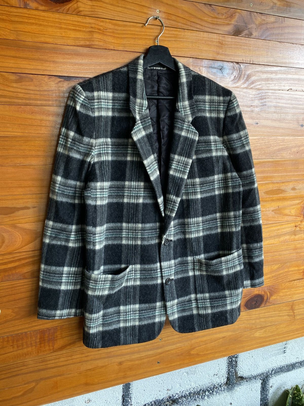 Melrose Vintage Melrose Co. Ltd Plaid Wool Blazer Jacket – Classic Size US M / EU 48-50 / 2 - 5 Thumbnail