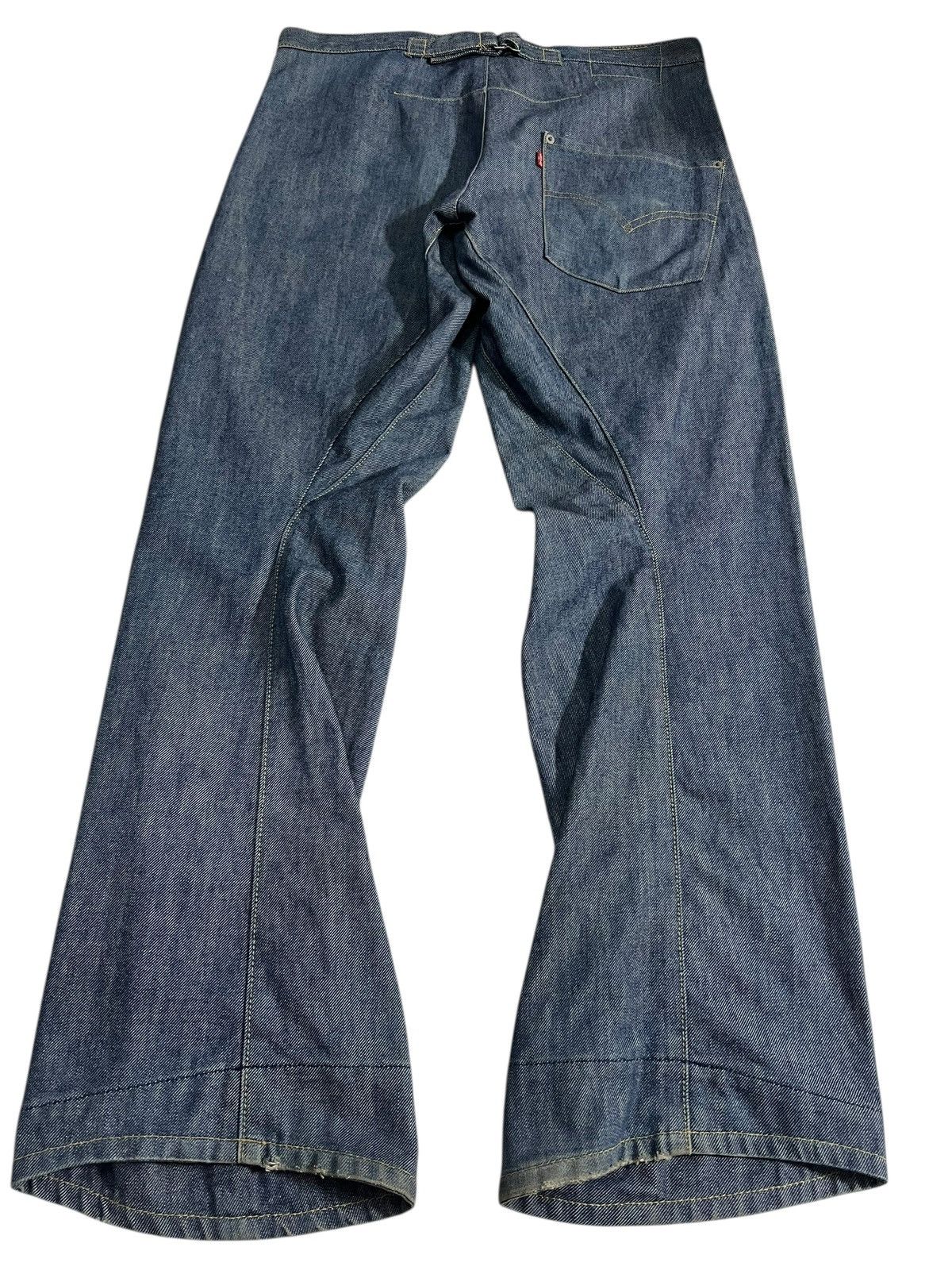 Levi's Vintage Levis Engineered Backle Back Jean Size US 35 - 2 Thumbnail