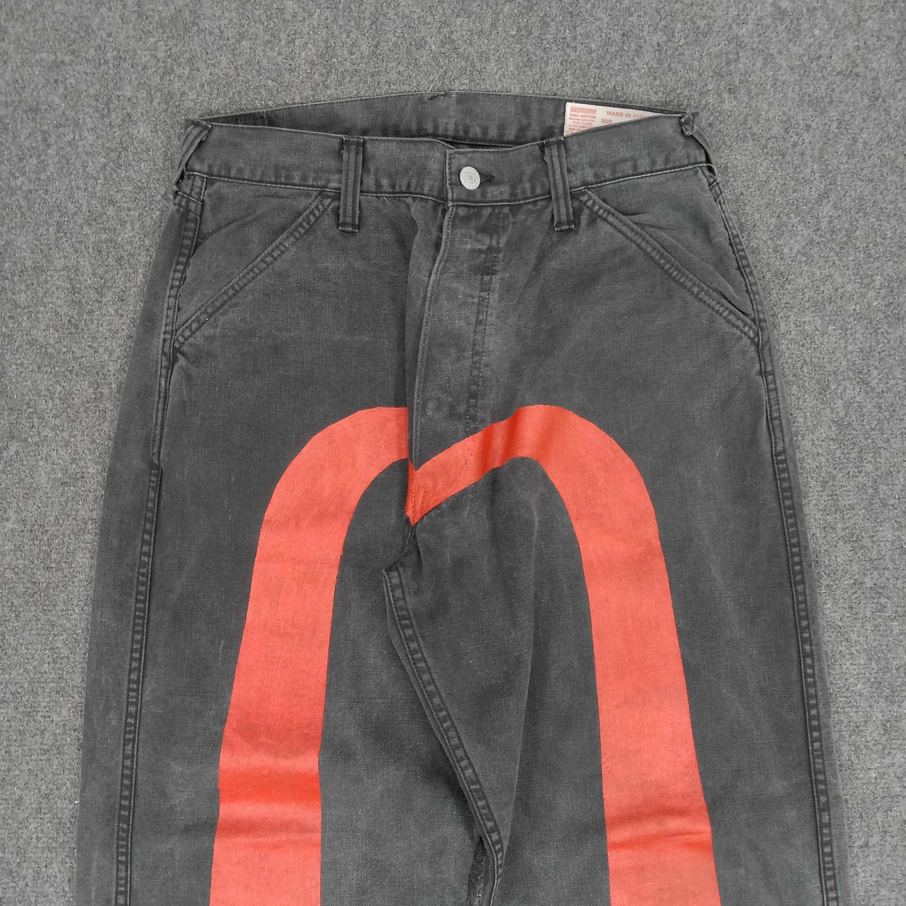 Evisu × Japanese Brand × Vintage Evisu Yamane Japanese Daicock Custom Art Denim Jeans Size US 30 / EU 46 - 2 Thumbnail