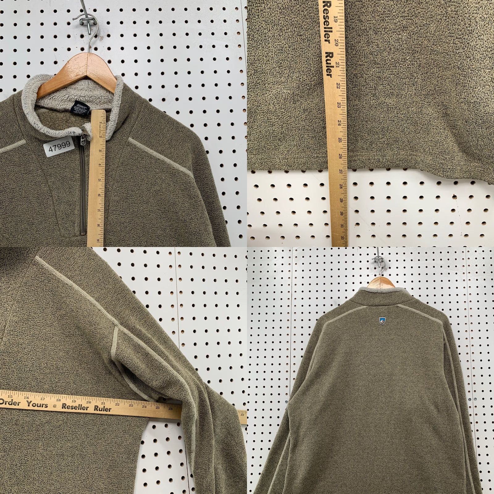 Vintage Kuhl Europa 1/4 Zip Fleece Sweatshirt Pullover Mens XL Alfpaca Oatmeal Outdoor Size US XL / EU 56 / 4 - 9 Thumbnail