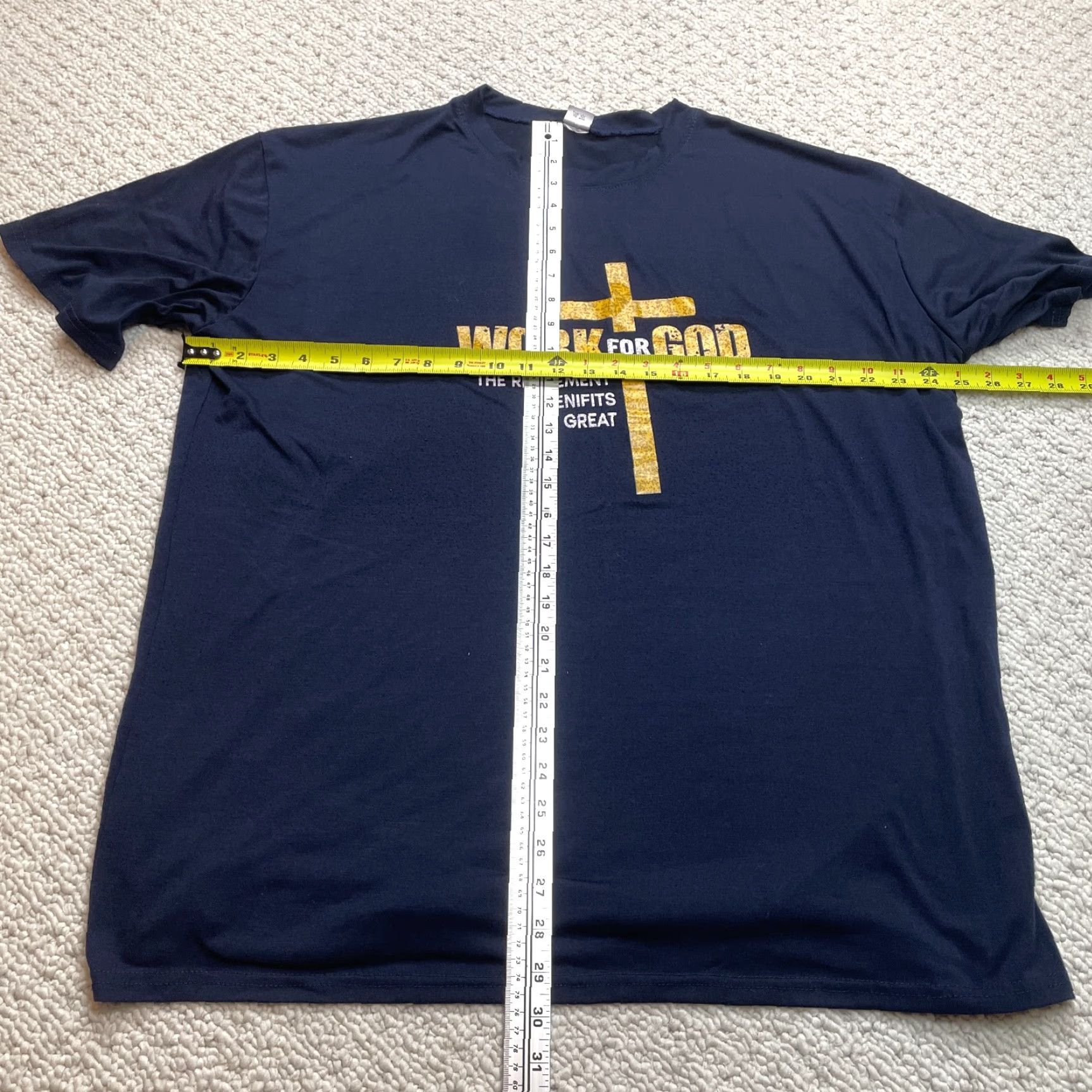Vintage Unbranded Shirt 2XL Navy Blue Short Sleeve T-Shirt Men Pilling Logo Crew Neck Cotton Jersey Blue Short Sleeve Size US XXL / EU 58 / 5 - 7 Thumbnail