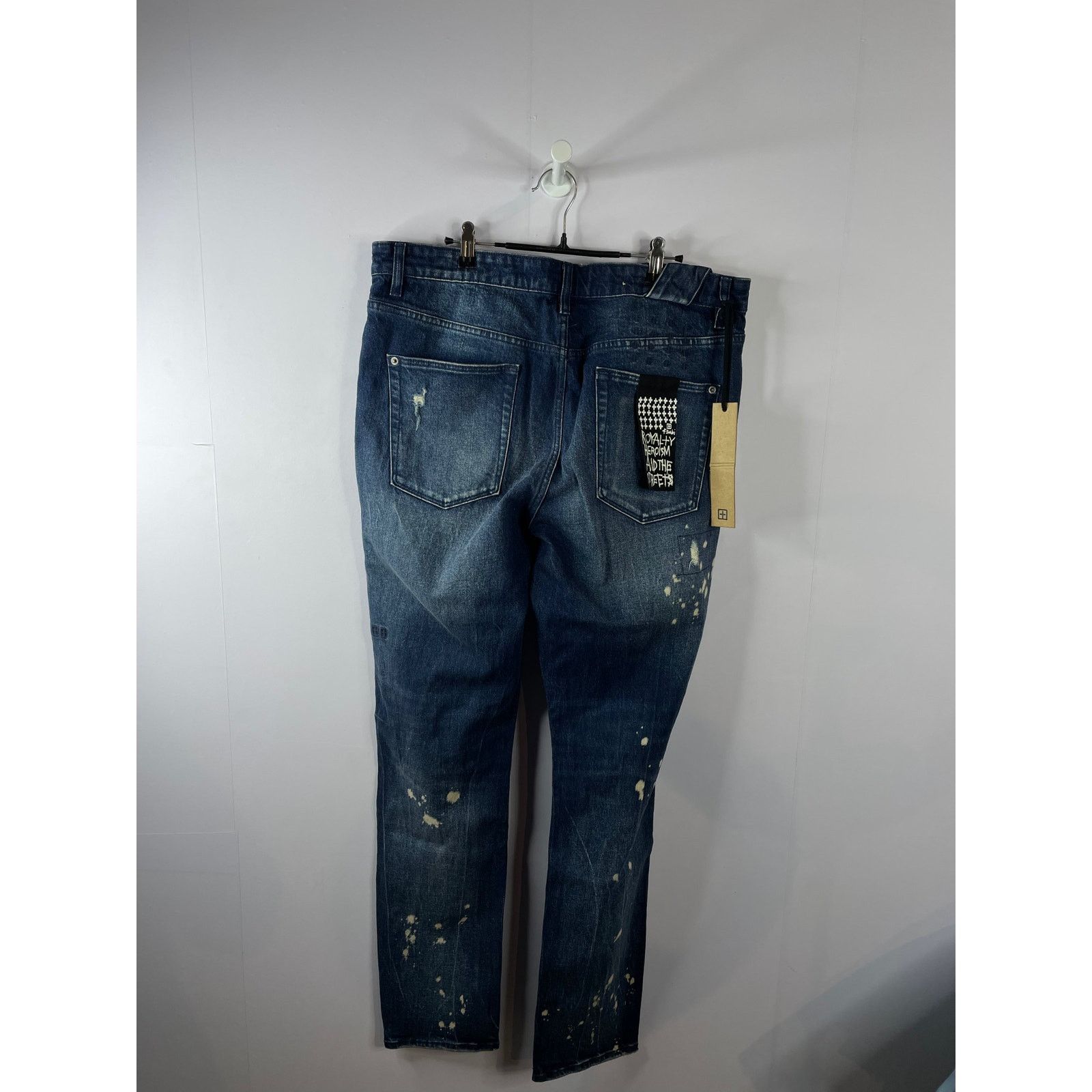 Ksubi Ksubi Dark Wash Ripped Jeans Size US 38 / EU 54 - 2 Thumbnail