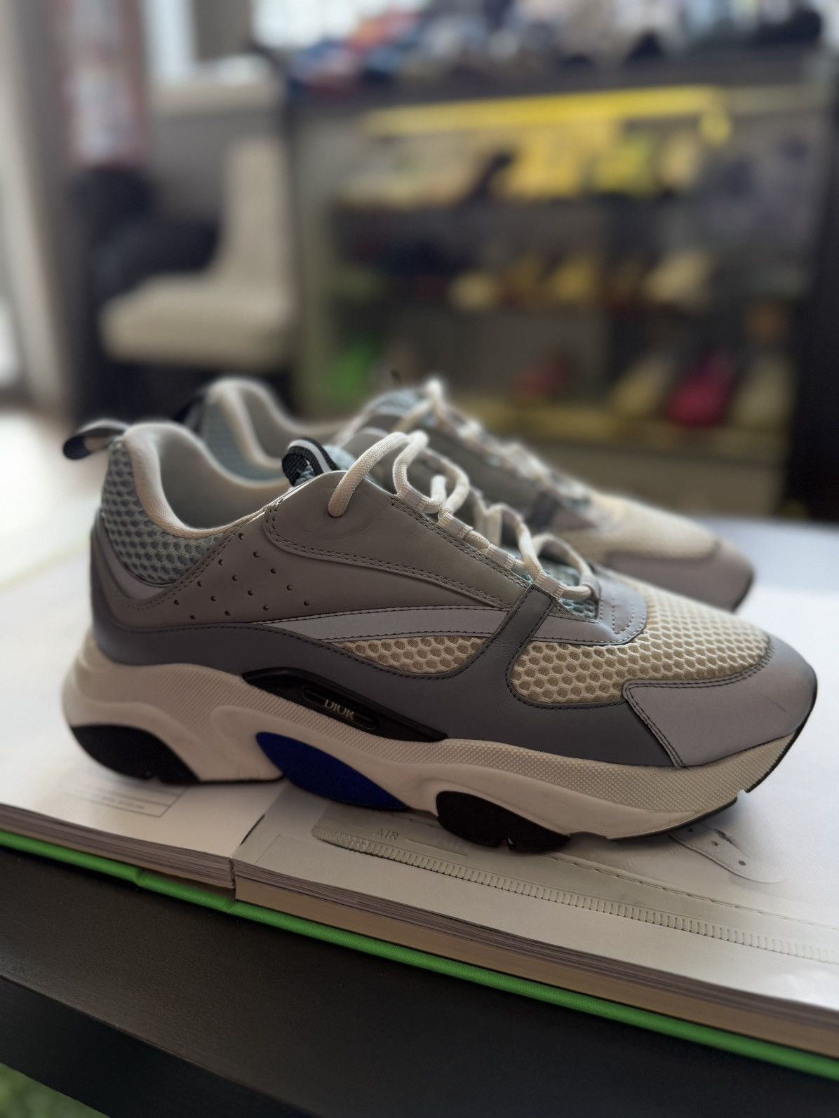 Dior Dior B22 Blue White Sneakers Size 43EU/10US Size US 10 / EU 43 - 8 Thumbnail