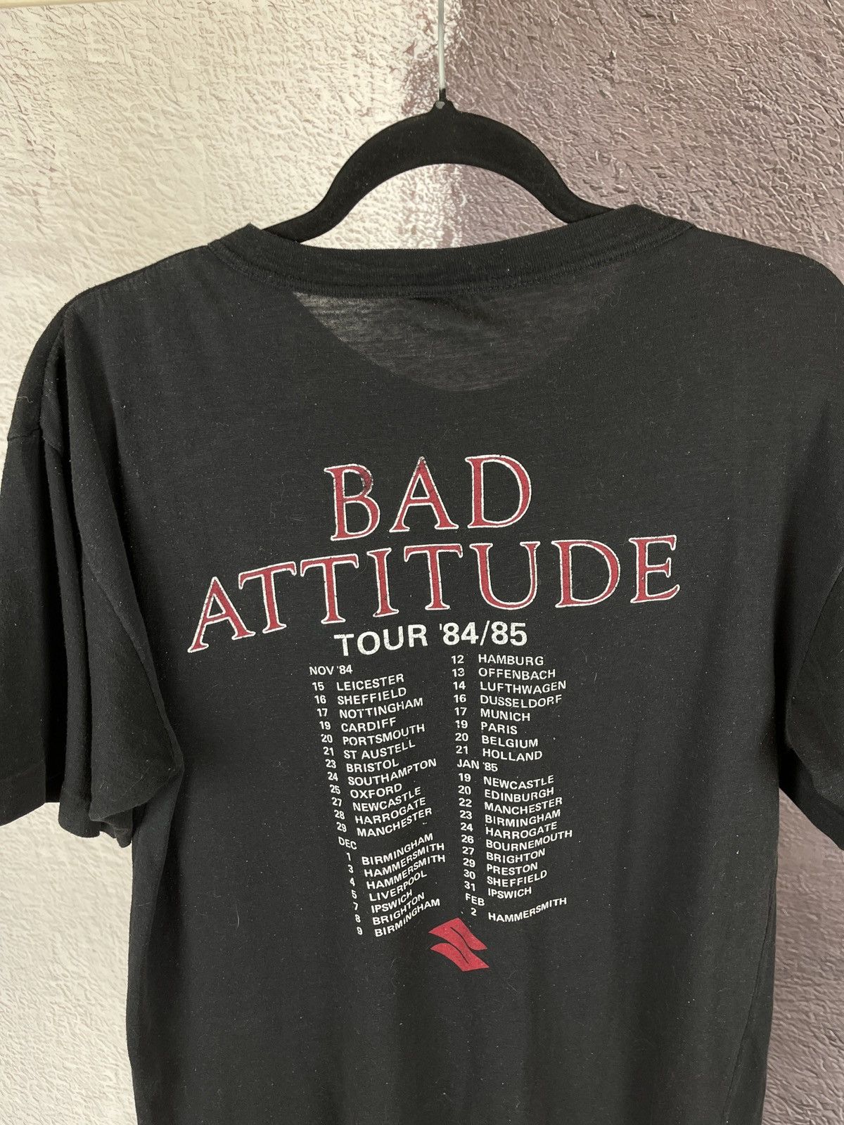 Band Tees Vintage 1984 Meat Loaf Bad Attitude tour 84/85 band tee Size US XL / EU 56 / 4 - 12 Thumbnail