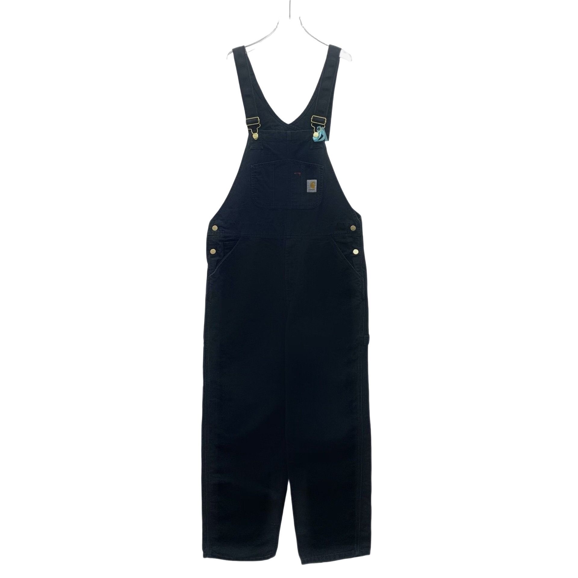 Carhartt Wip Carhartt WIP Black Cotton Bib Overalls Size 33 Size US 33 - 1 Thumbnail