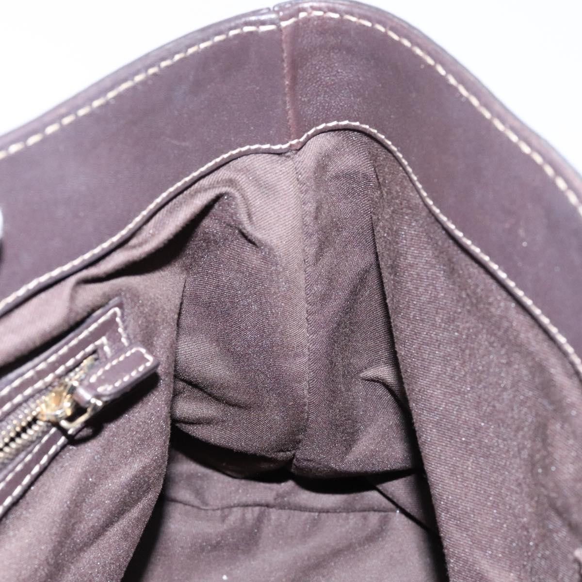Gucci GUCCI GG Crystal Hand Bag Coated Canvas Beige Gold Size ONE SIZE - 19 Thumbnail