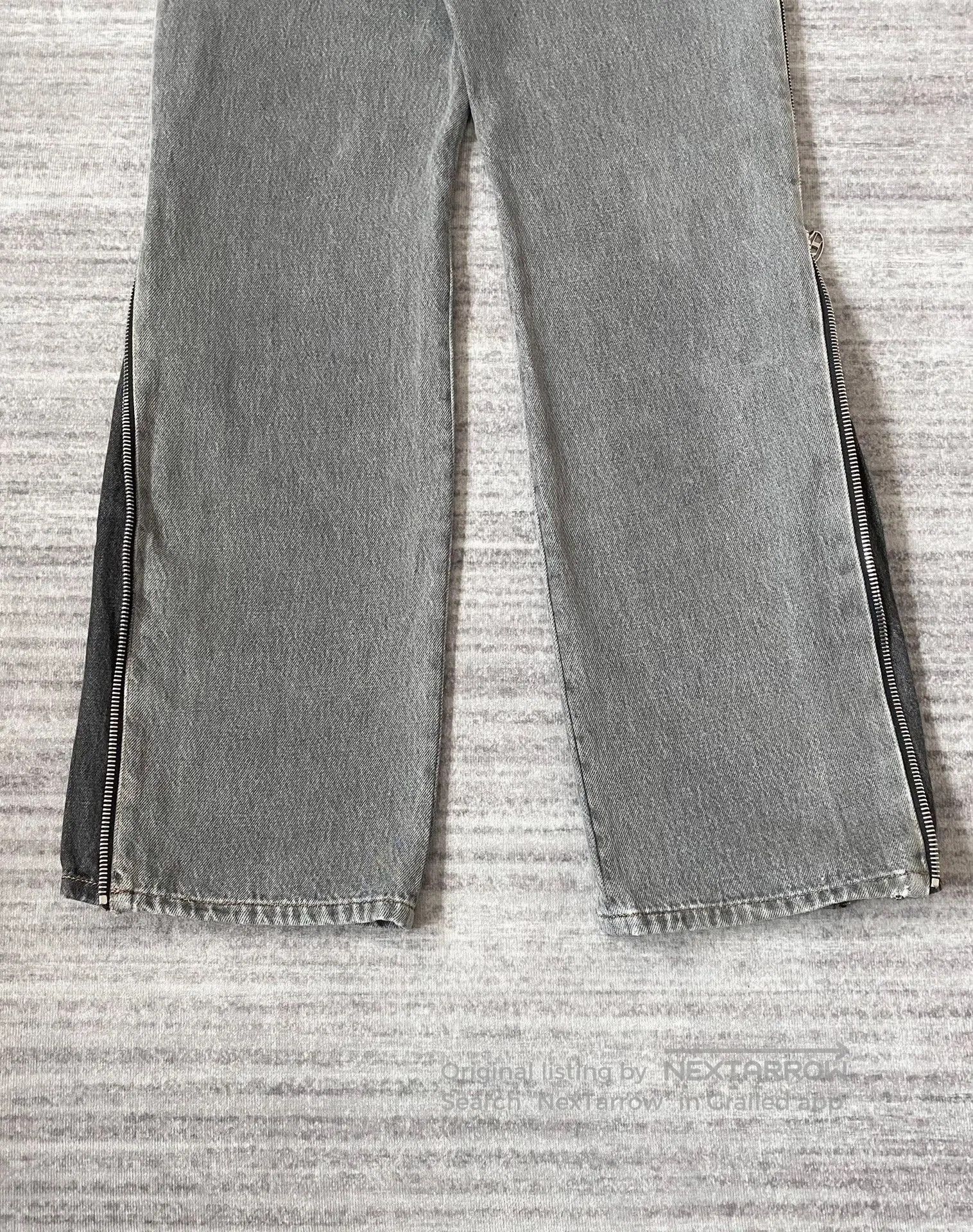 Y/Project diesel gray red zipper flared jeans. Size US 29 - 6 Thumbnail