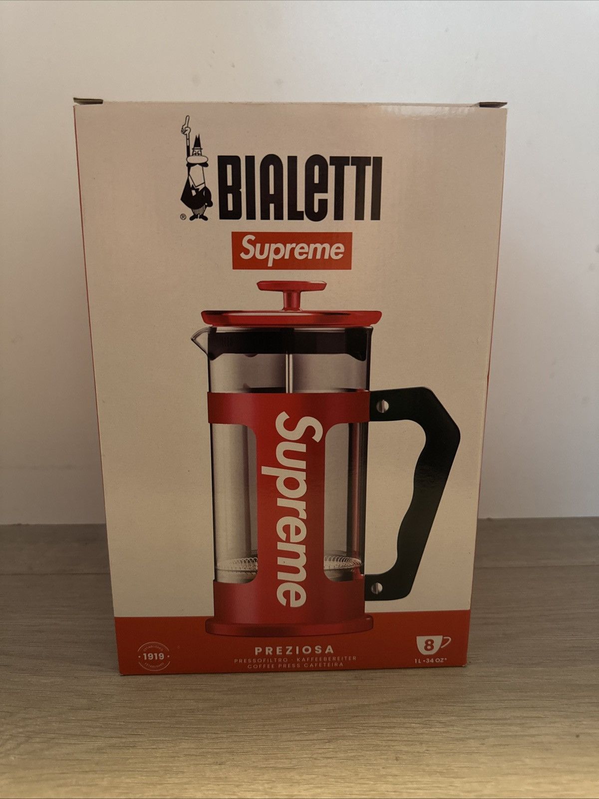 Supreme Supreme x Bialetti Preziosa Coffee Press 1L / 34oz - SS24 Size ONE SIZE - 1 Thumbnail