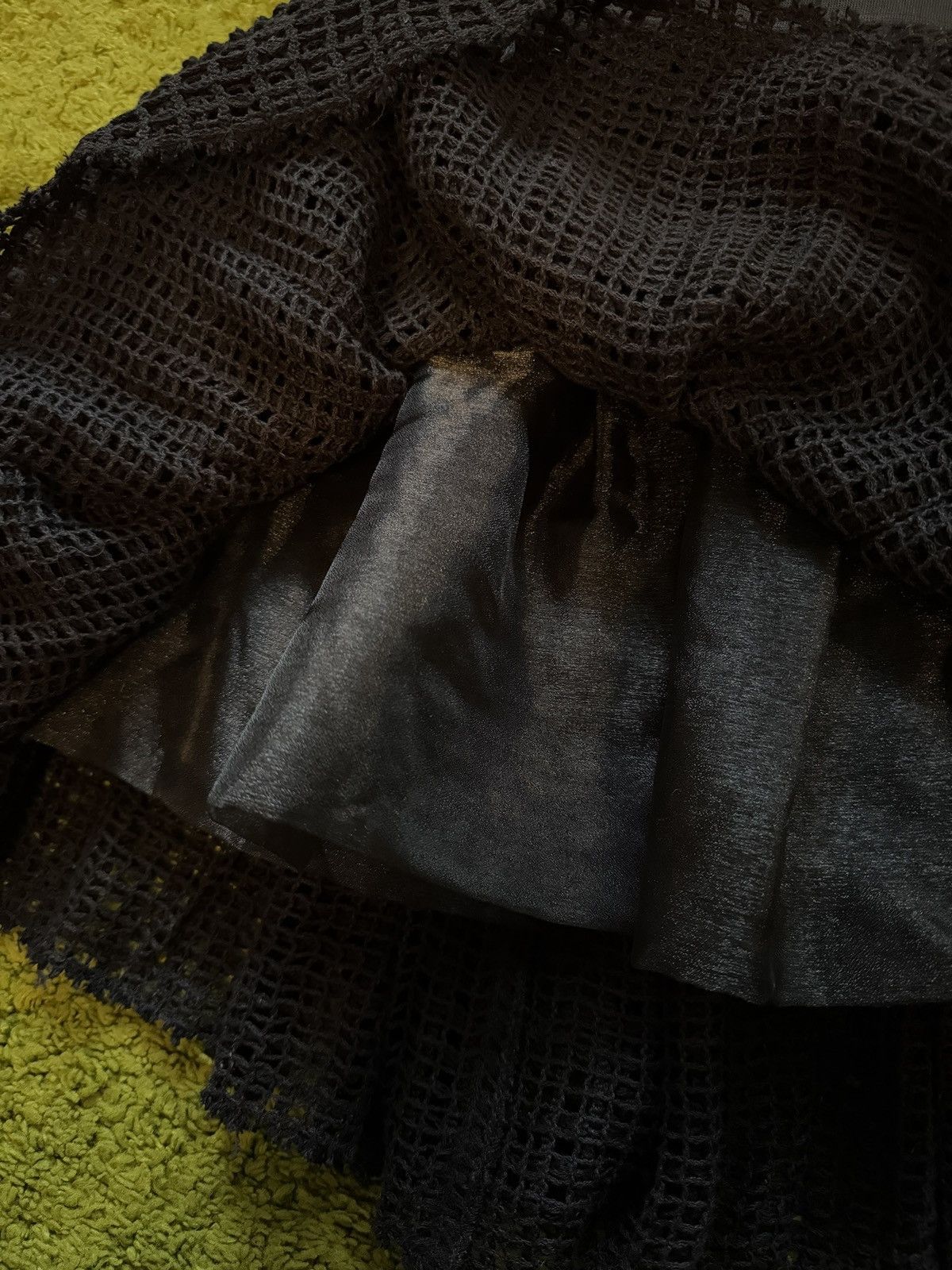 Designer × Dolce & Gabbana Dolce & Gabbana D&G avant garde mesh crochet skirt Size 26" / US 2 / IT 38 - 4 Thumbnail