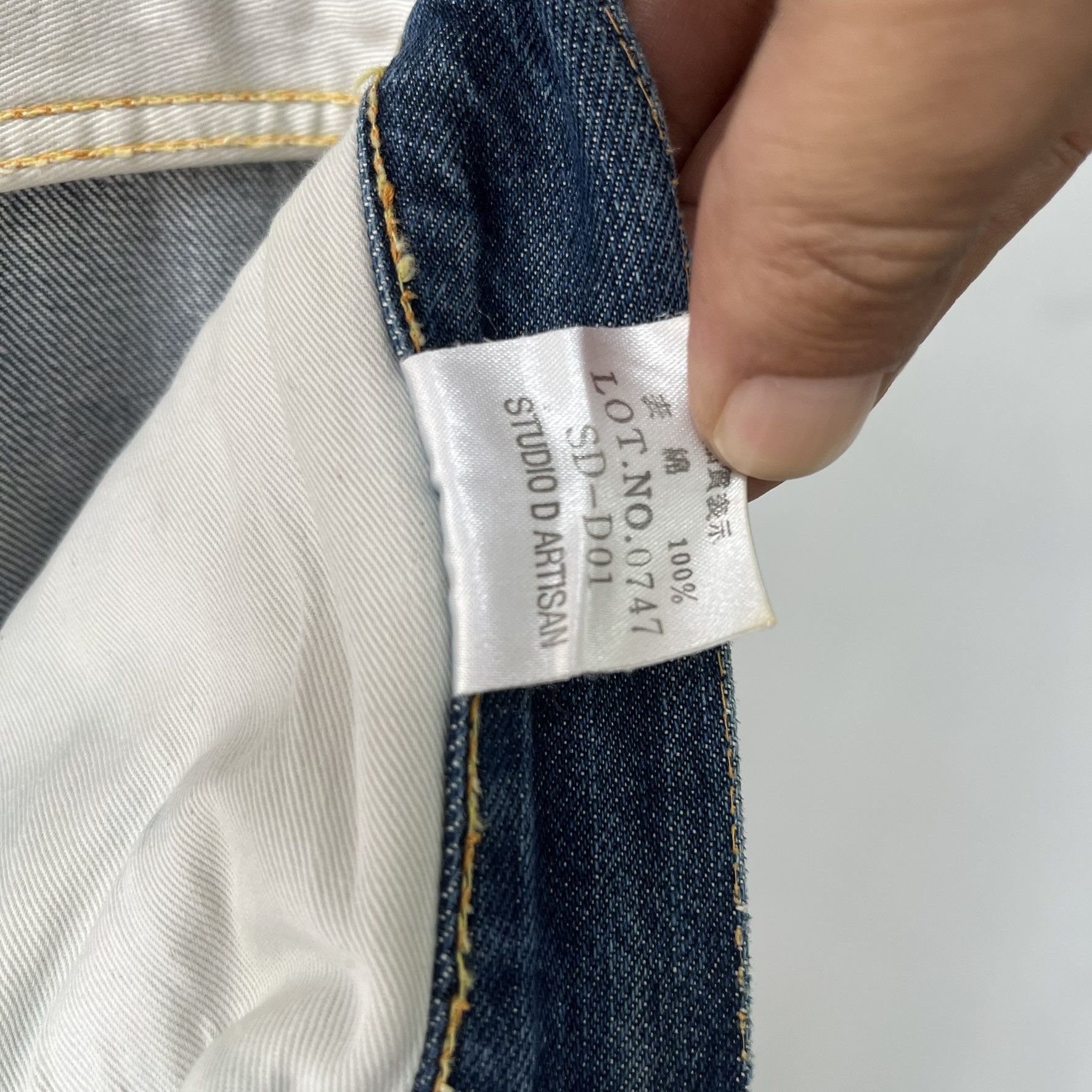 Studio D'Artisan Size 30x32 Vintage Studio D'artisan Redline Jeans S1488 Size US 30 / EU 46 - 15 Thumbnail