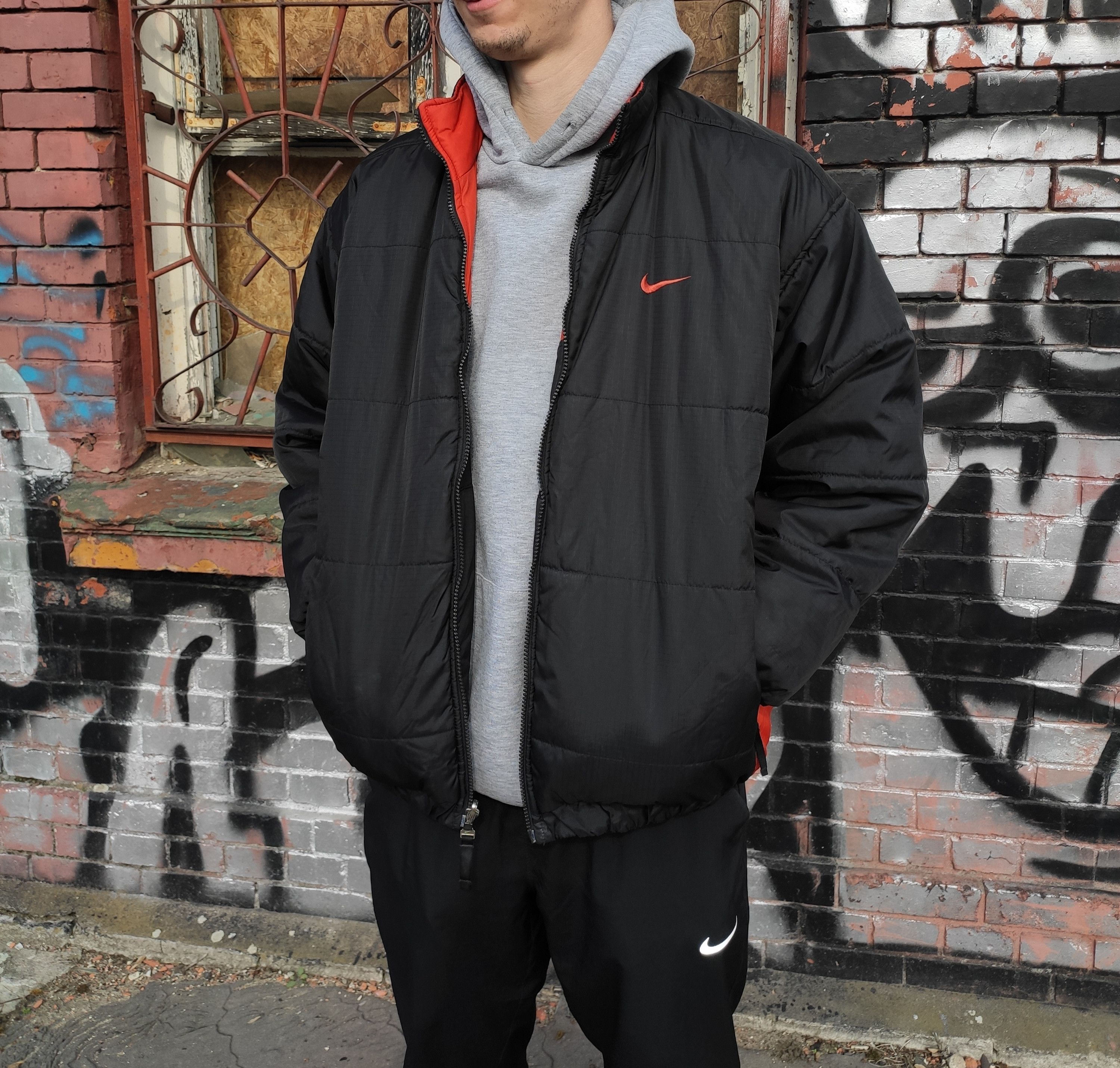 Nike × Vintage Nike Reversible Vintage Down Jacket Size US M / EU 48-50 / 2 - 7 Thumbnail