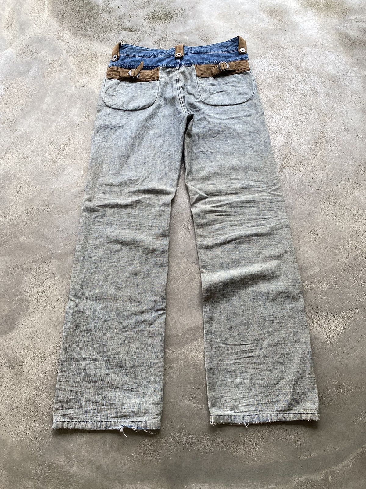If Six Was Nine × Japanese Brand Hybrid Denim Jeans Size US 32 / EU 48 - 2 Thumbnail