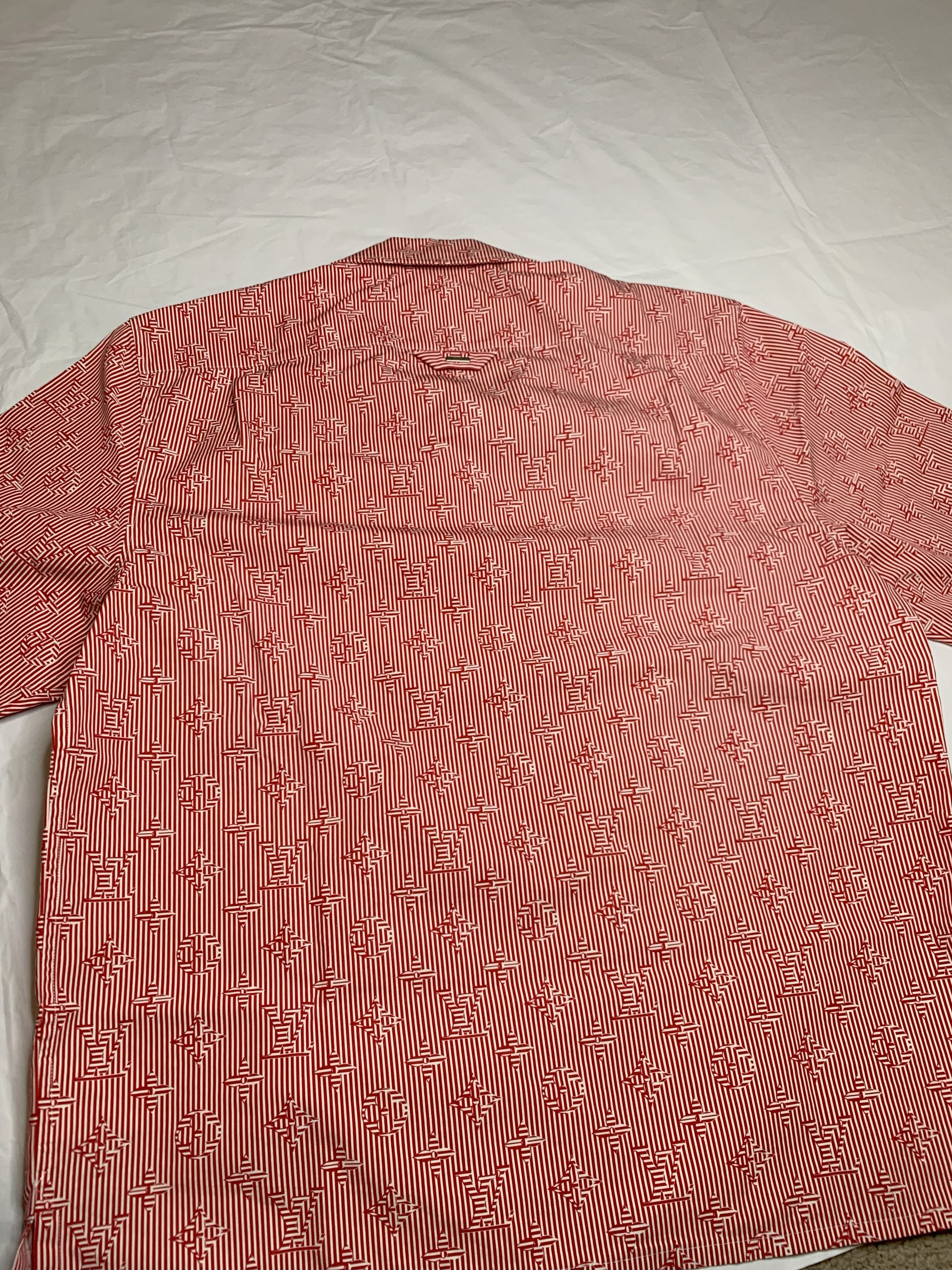 Louis Vuitton LV Signature Stripe Monogram Shirt (M) Size US M / EU 48-50 / 2 - 9 Thumbnail