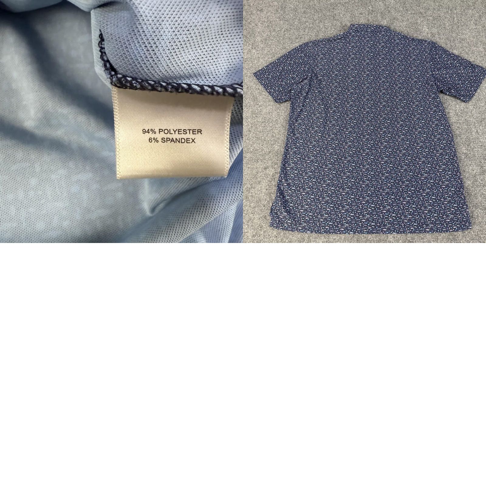 Peter Millar Peter Millar Polo Shirt Mens Large Navy Summer Comfort Golf All Over Print Size US L / EU 52-54 / 3 - 8 Thumbnail