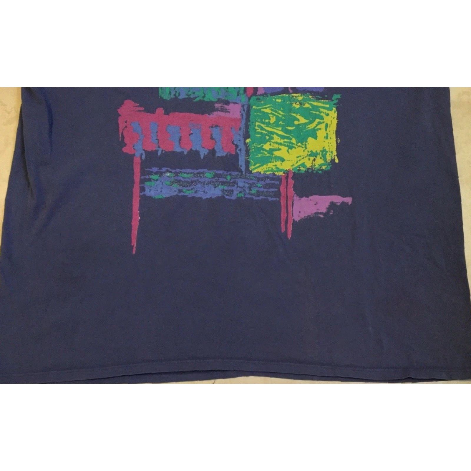 Quiksilver Vtg 90s Abstract Art Faded Shirt XXL Surf Skate Vaporwave Quiksilver OP Grunge Shirt Mens 2XL Blue Size US XXL / EU 58 / 5 - 5 Thumbnail