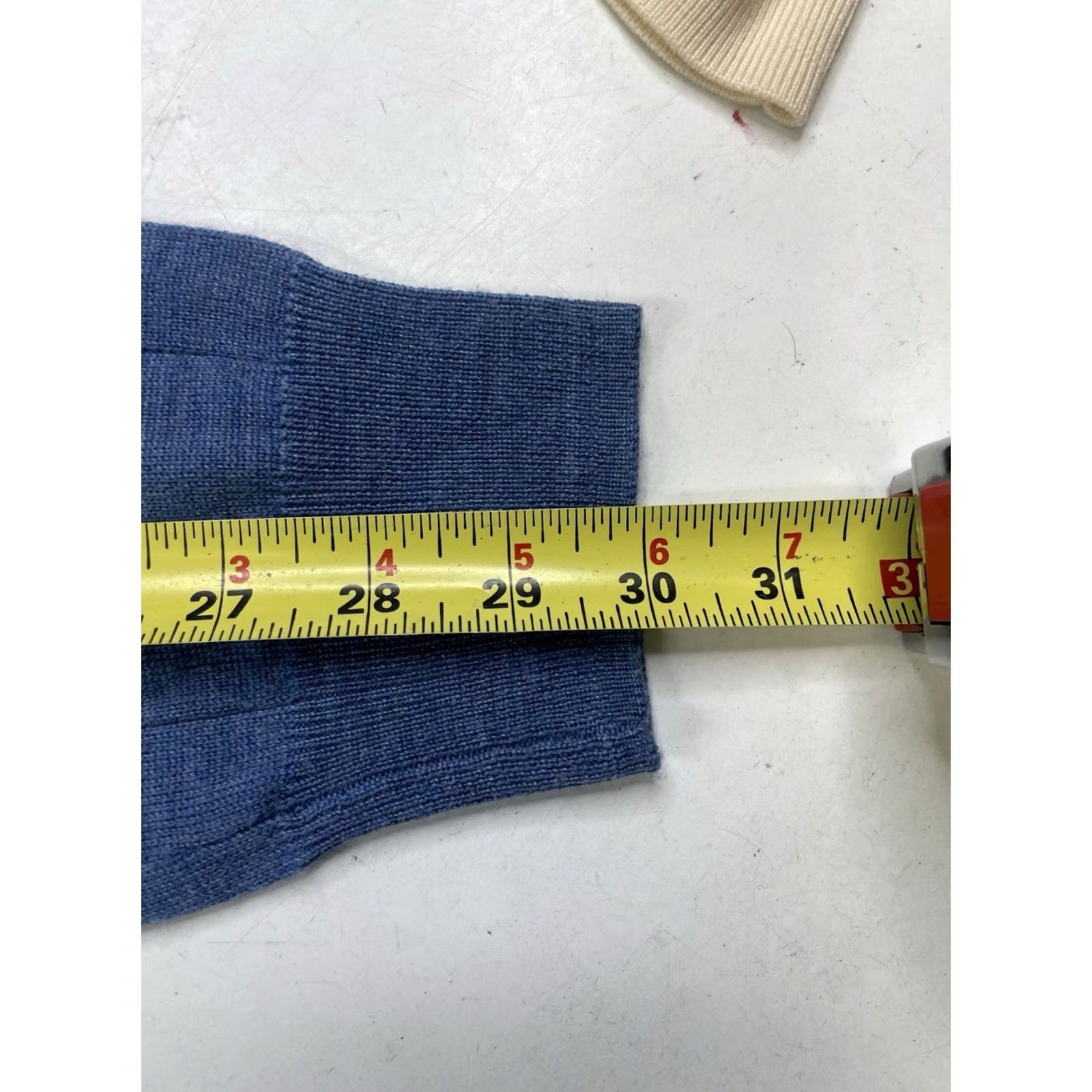 Jos. A. Bank Jos A Bank Traveler Mens Large Blue 100% Merino Wool Mock Neck Ribbed Sweater Size US L / EU 52-54 / 3 - 4 Thumbnail