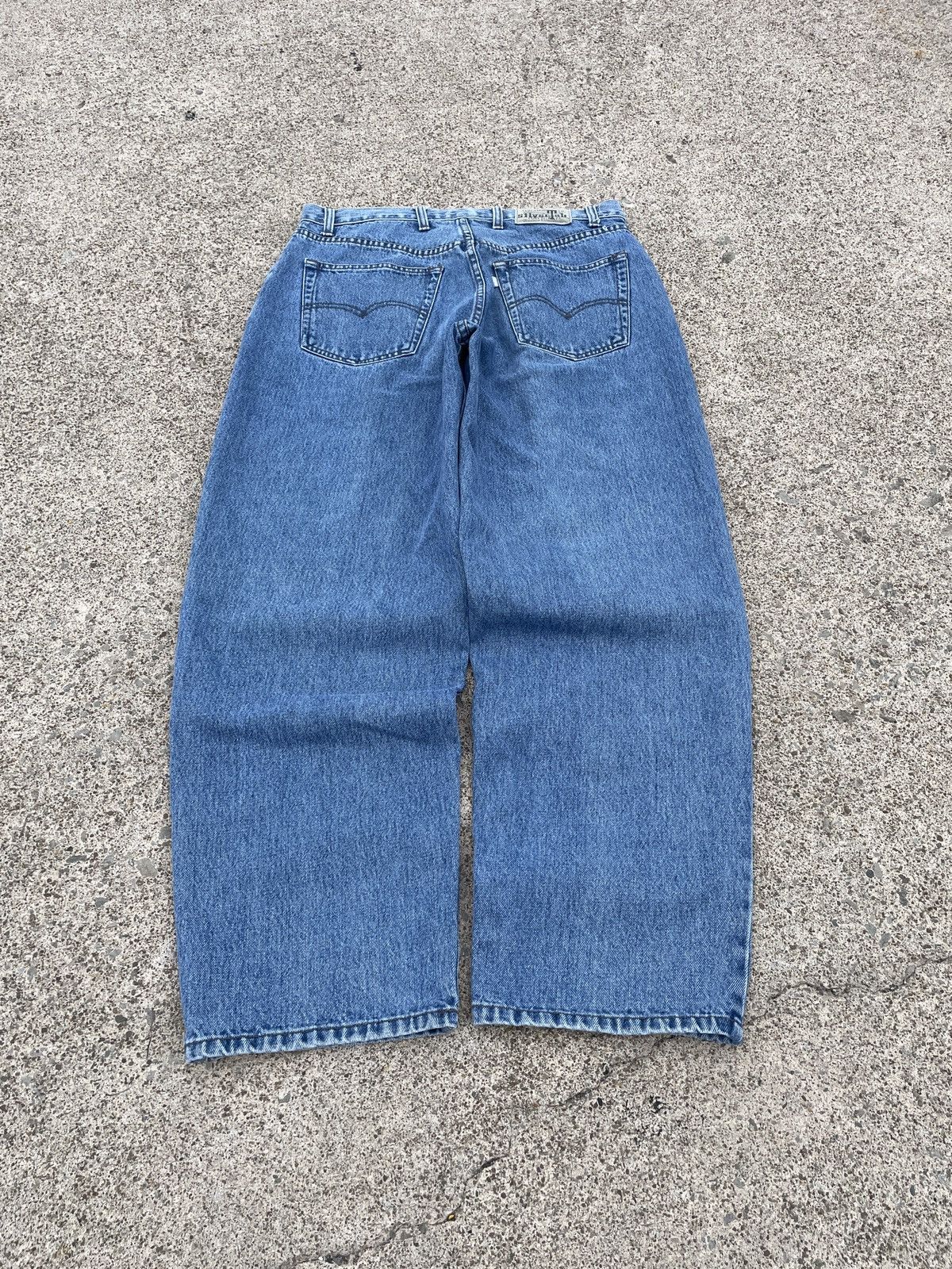Levi's 90s Levis Silver Tab Pleated Denim Size US 32 / EU 48 - 2 Thumbnail