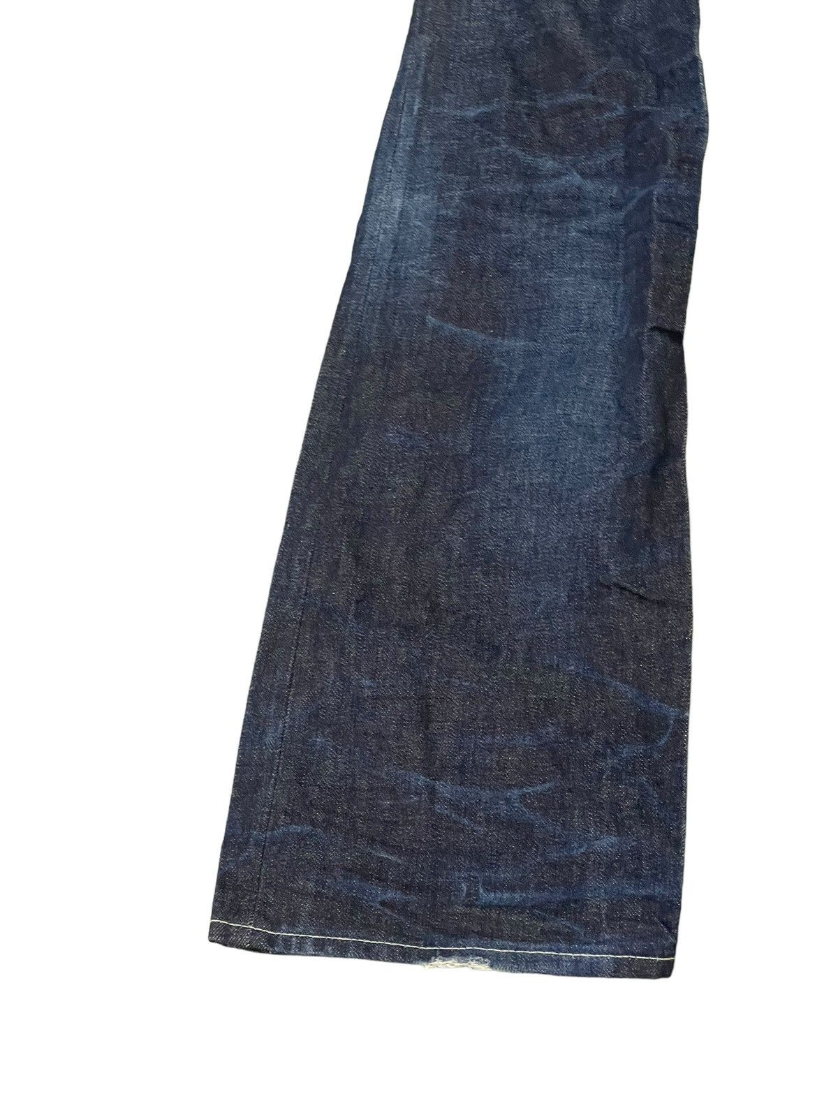 Japanese Brand Flare Jeans Ufin & Sons Japan Faded Boot Cut 8🟦7 Size US 31 - 16 Thumbnail