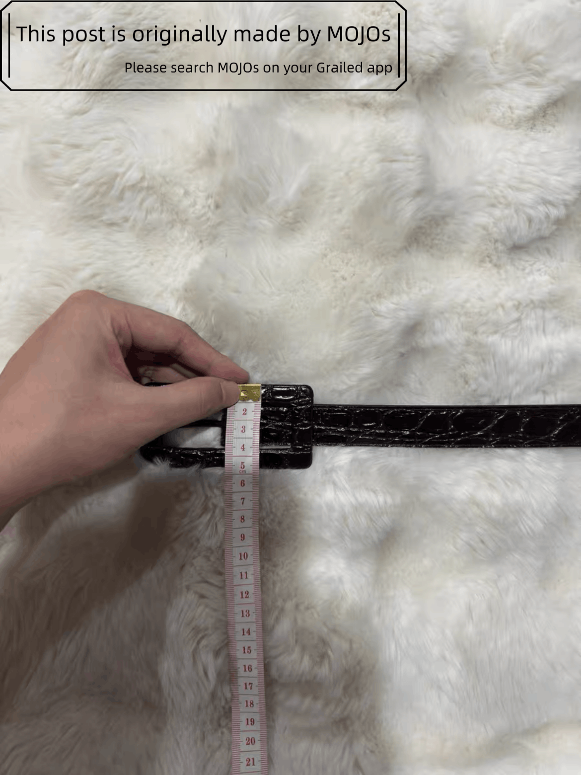 Saint Laurent Paris Sz 85 Saint Laurent Paris Leather Patterned Belt Mojos Size ONE SIZE - 6 Thumbnail