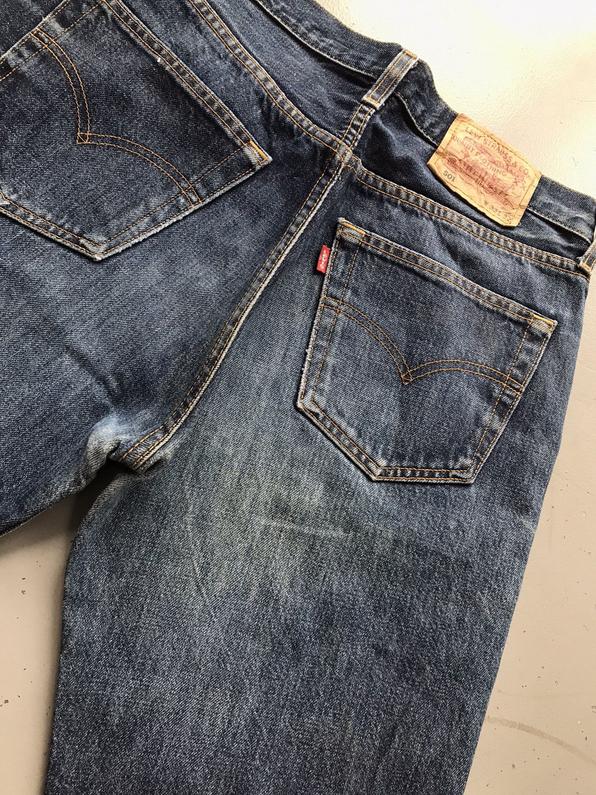 Levi's × Vintage Vintage Levi’s Strauss & co 501 denim pant Size US 32 / EU 48 - 12 Thumbnail
