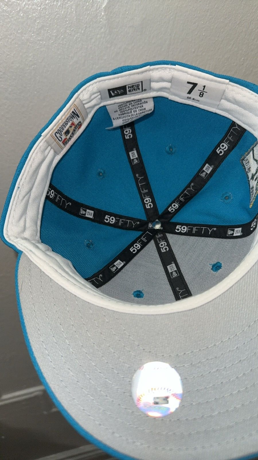 New Era New Era 59fifty Teal Seattle Mariners Fitted Hat Size ONE SIZE - 3 Thumbnail