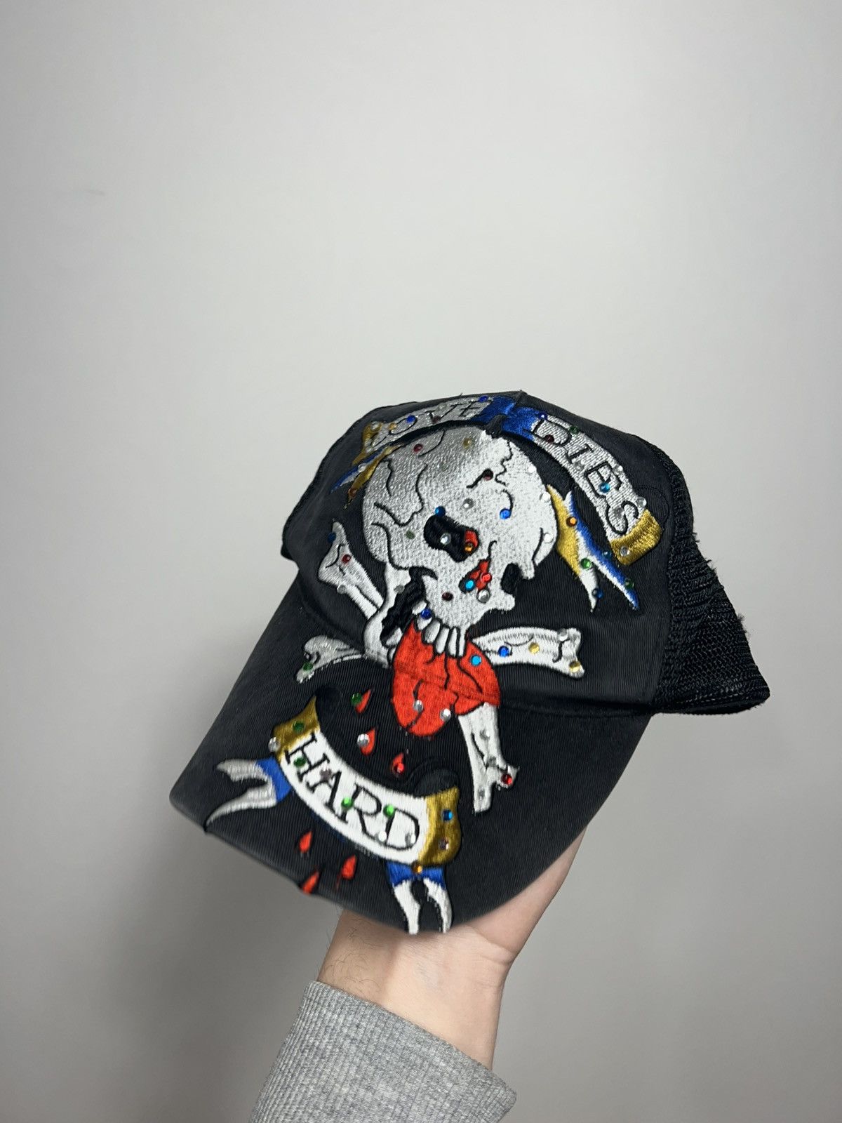 Ed Hardy Vintage Ed Hardy by Christian Audigier Love Dies Hard Cap Size ONE SIZE - 3 Thumbnail