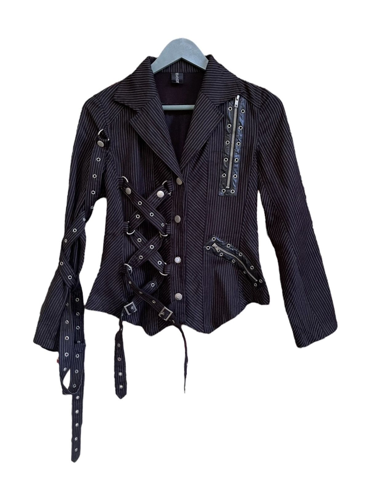 If Six Was Nine × Le Grande Bleu (L.G.B.) × Seditionaries Body Line Seditionaries Punk Bondage Jacket Size US S / EU 44-46 / 1 - 1 Thumbnail