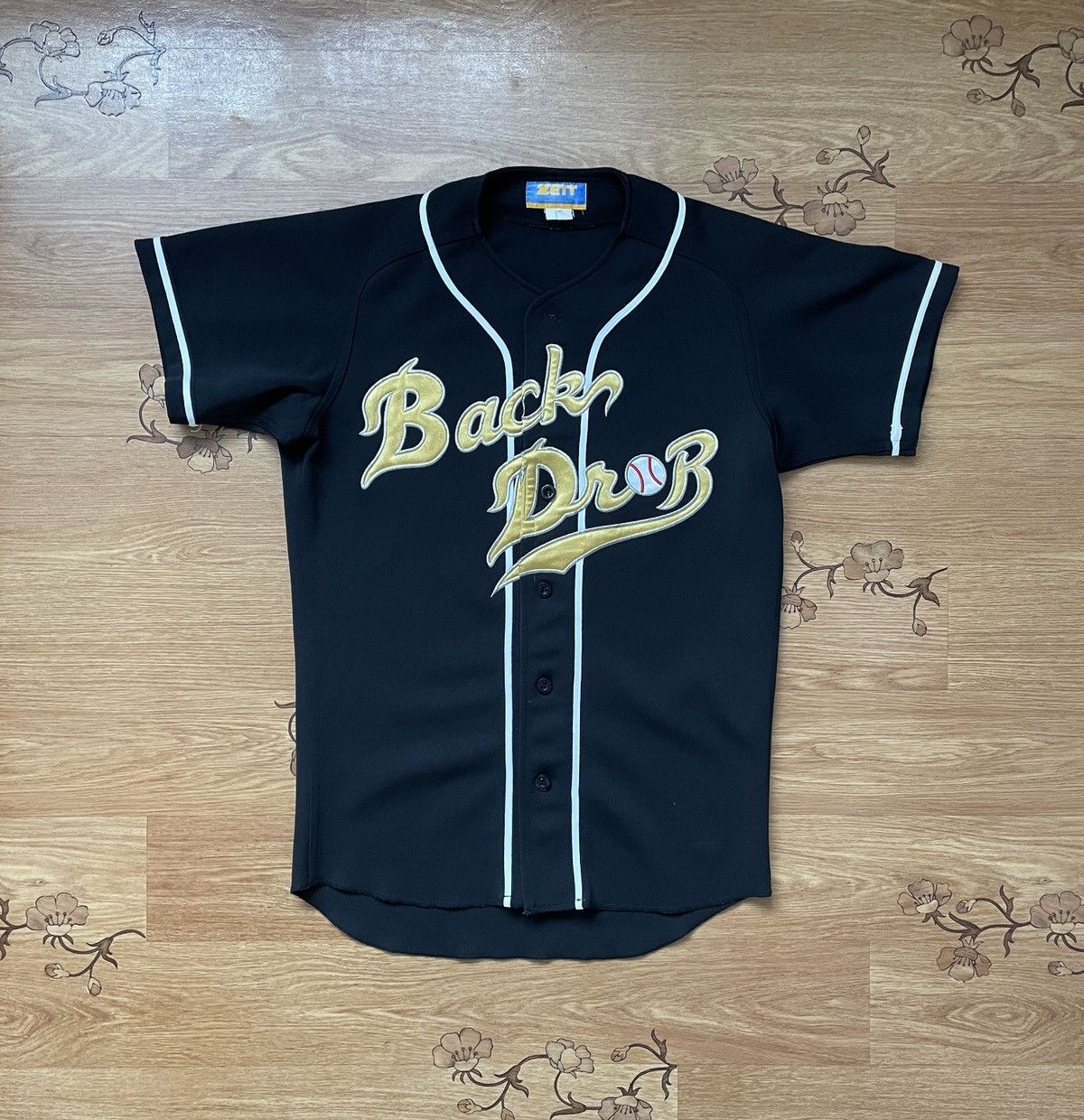 Vintage Vintage Back Drob Zett #13 Black Jersey Size US S / EU 44-46 / 1 - 1 Thumbnail