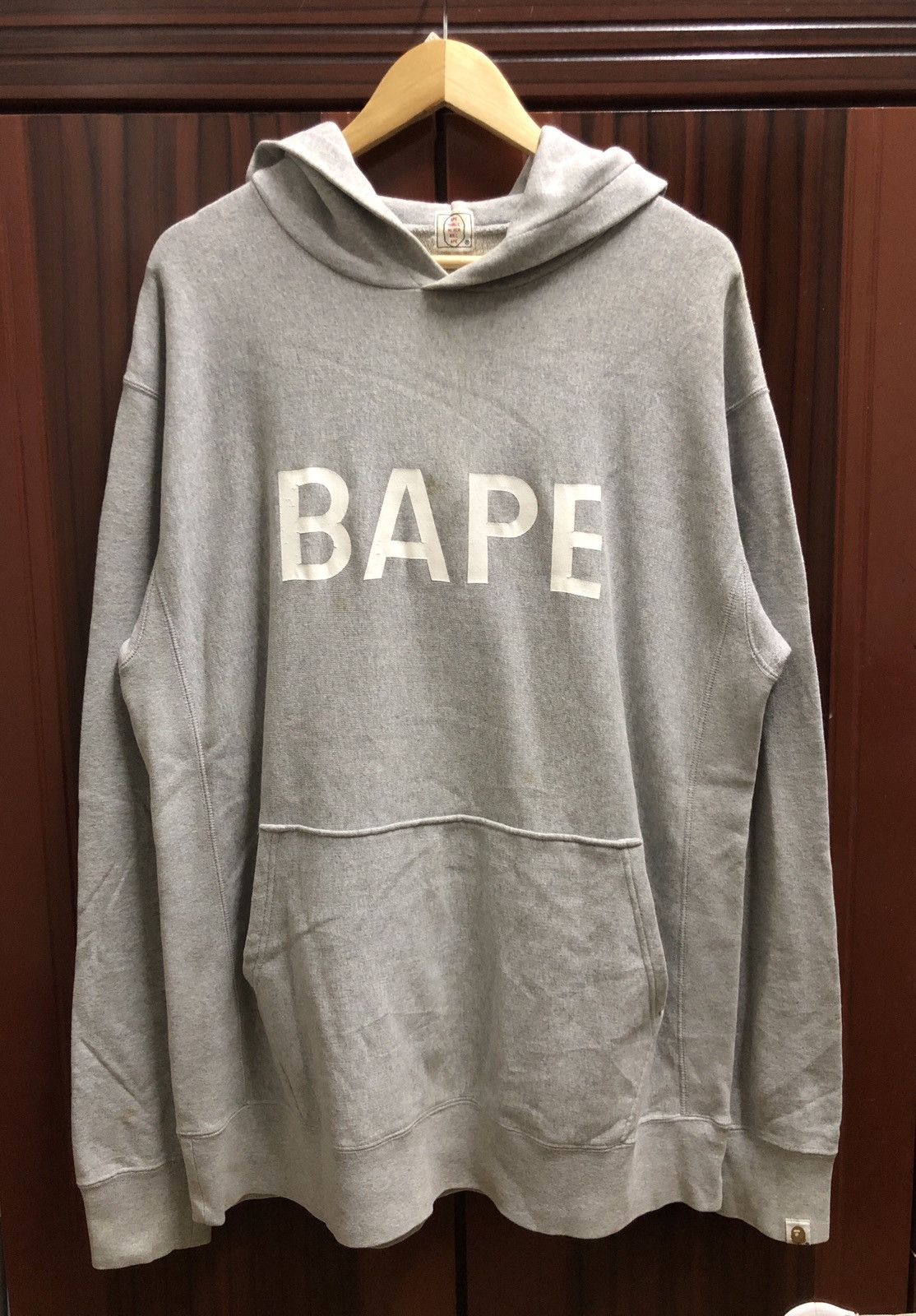 Bape OG VINTAGE 2005 BAPE Spell Out Hoodie Size US L / EU 52-54 / 3 - 1 Thumbnail