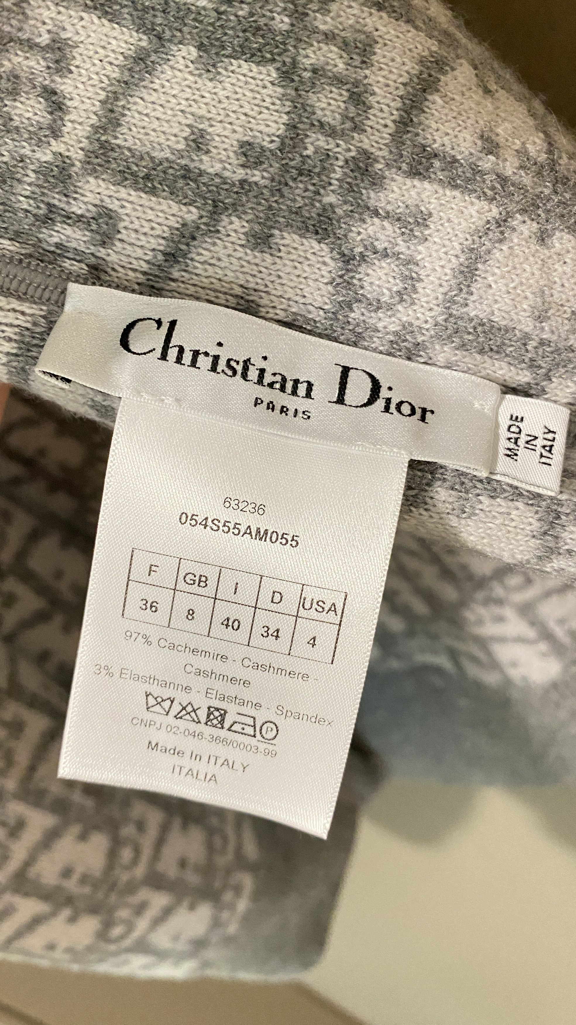 Dior Dior REVERSIBLE cashmere sweater Size XS / US 0-2 / IT 36-38 - 5 Thumbnail