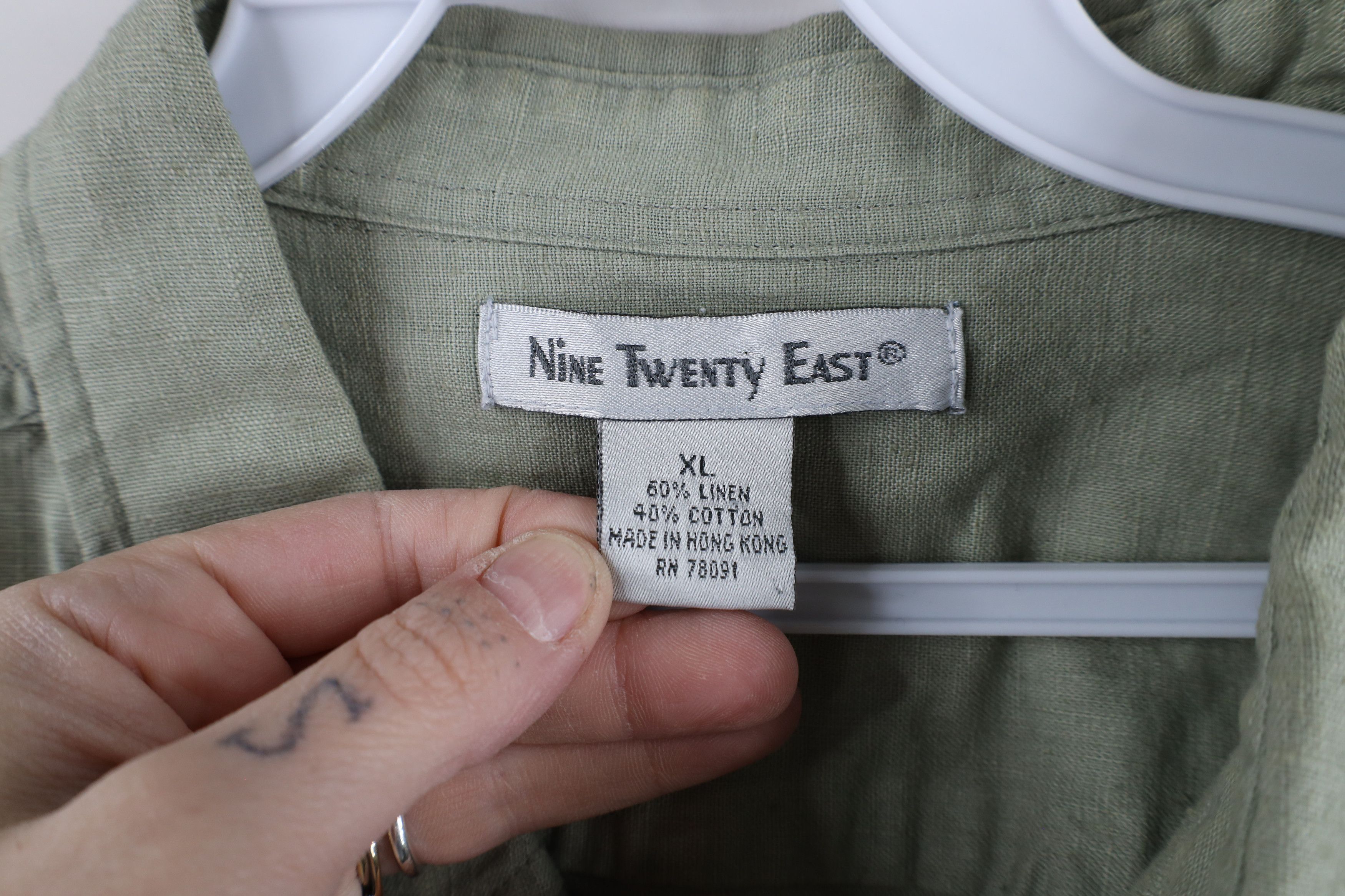 Vintage Vintage 90s Streetwear Blend Short Sleeve Button Shirt Green Size US XL / EU 56 / 4 - 7 Thumbnail