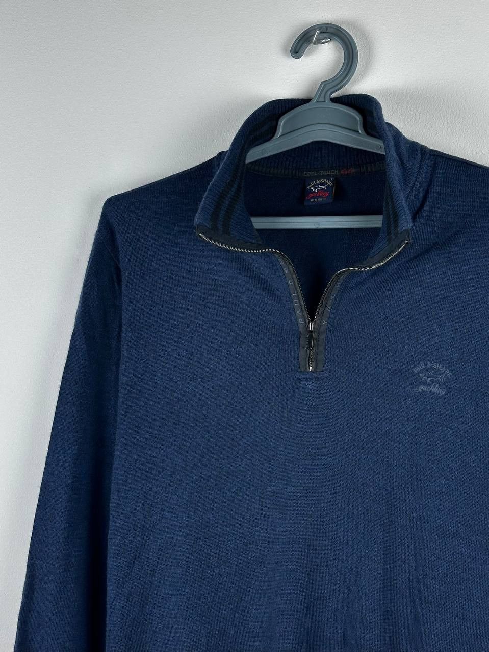 Paul & Shark Paul Shark Half Zip Pure Wool Sweater Mens Size L Size US L / EU 52-54 / 3 - 1 Thumbnail