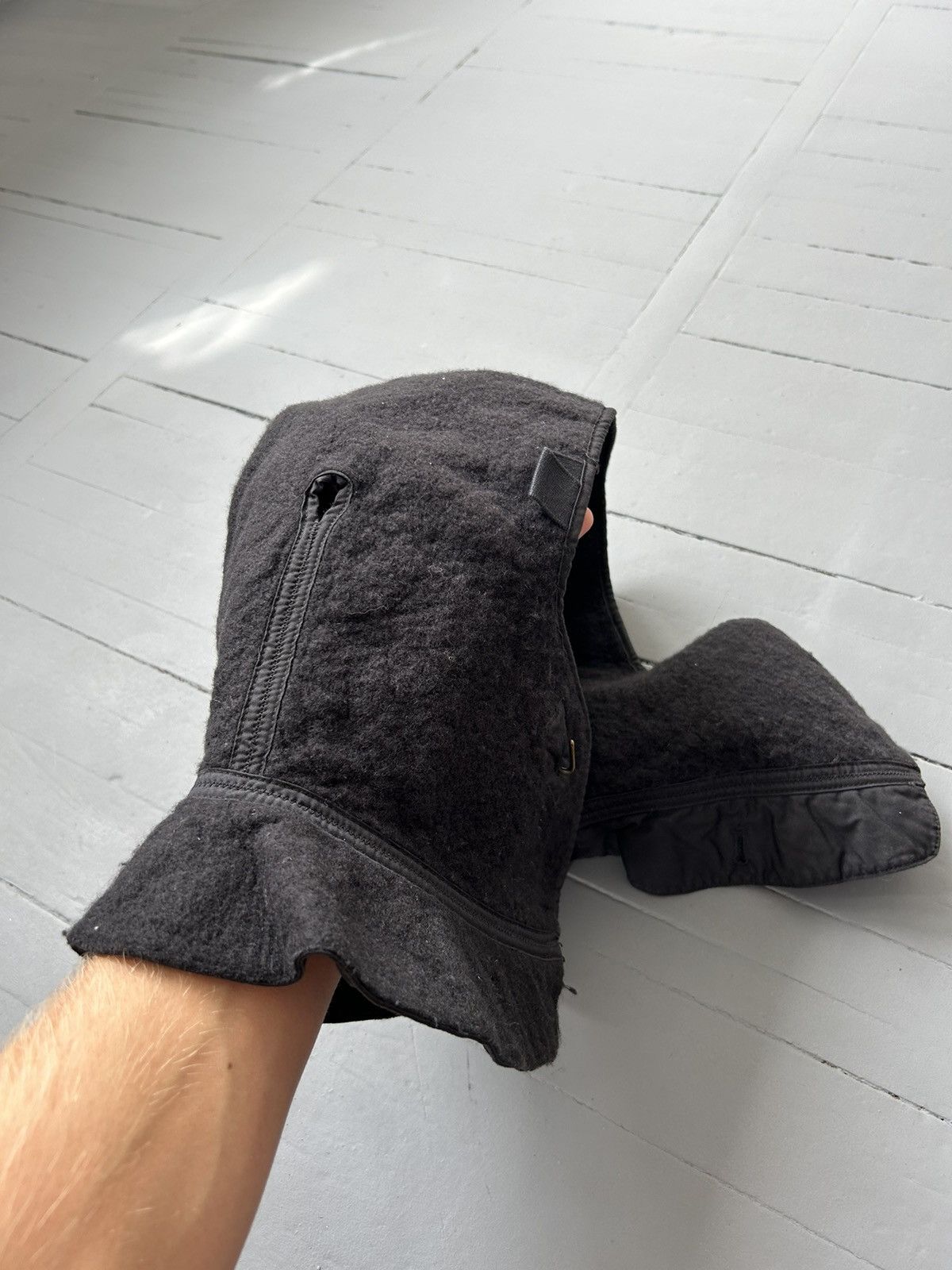 Ten C Ten C felt wool hood Size ONE SIZE - 5 Thumbnail