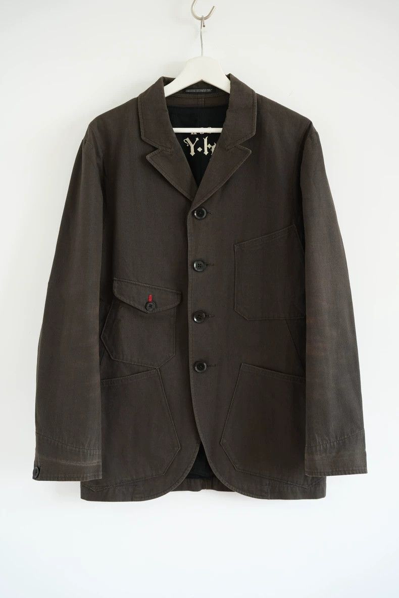 Yohji Yamamoto size 2 09w multi-pocket reversible blazer 2