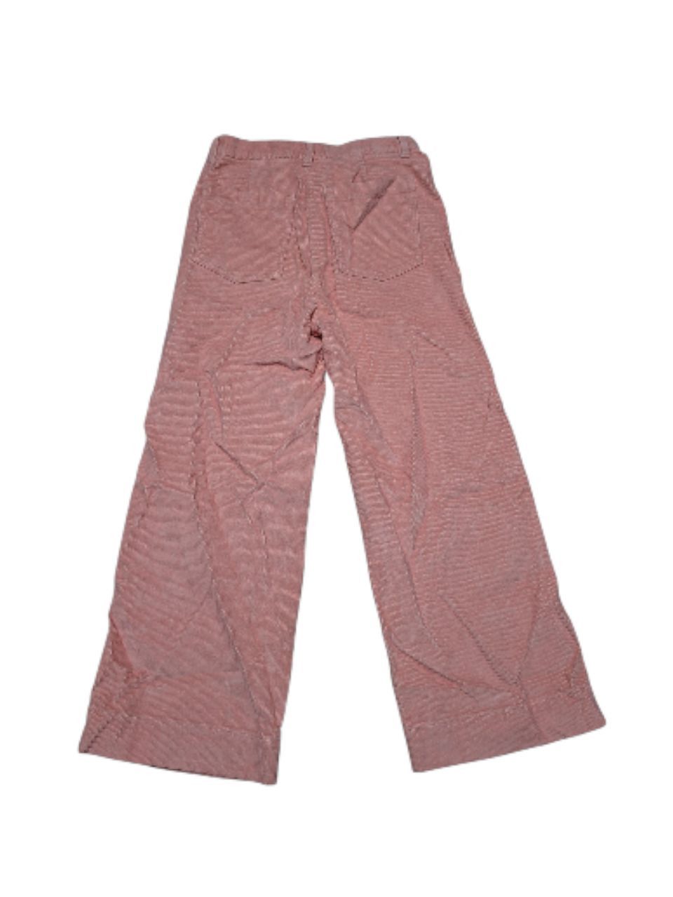 Gap GAP LADY`S WIDE LEG FLARED CORDUROY PINK PANTS Size 28" / US 6 / IT 42 - 2 Thumbnail