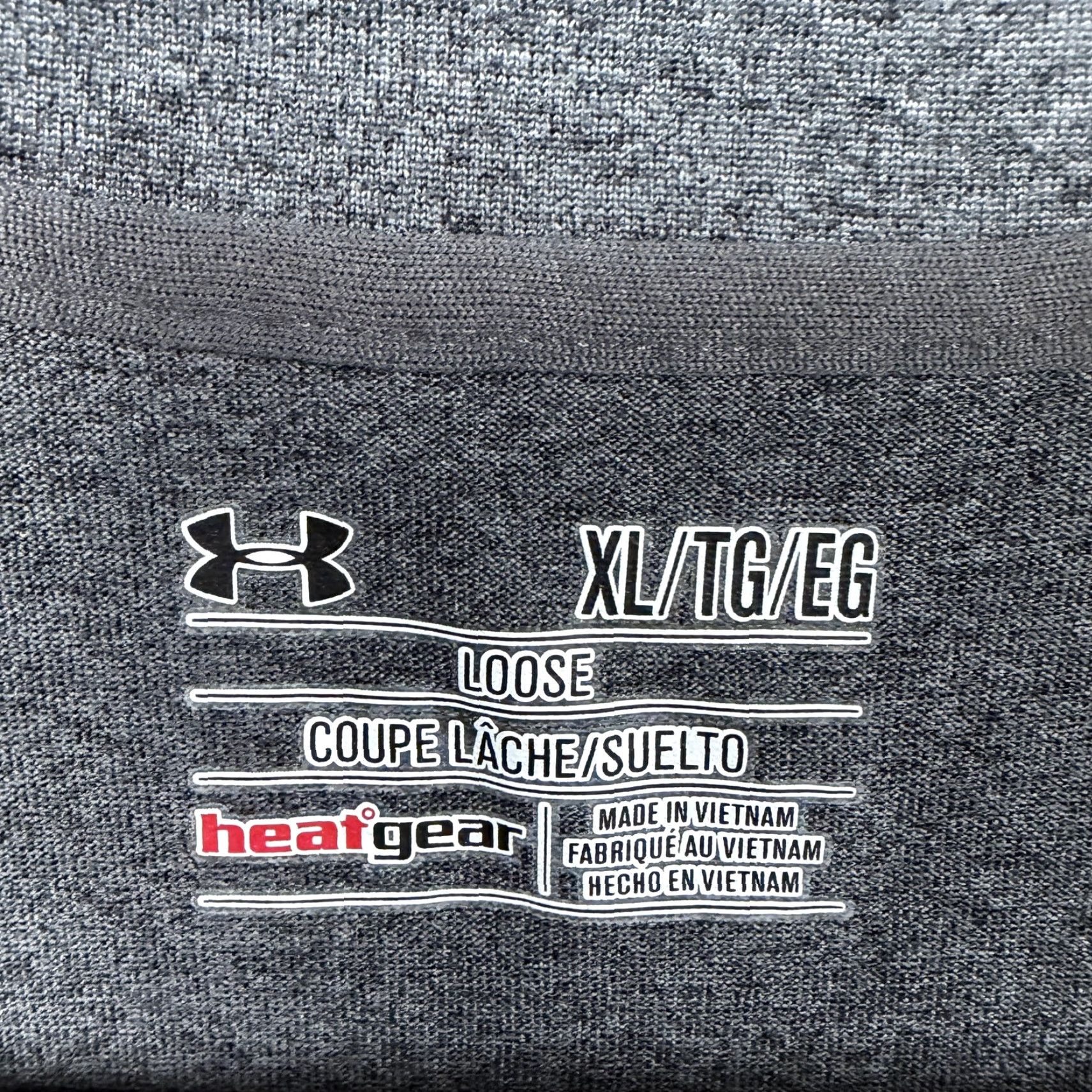 Under Armour Under Armour Pullover Mens XL Gray HeatGear 1/4 Zip Long Sleeve Raglan Sleeve Size US XL / EU 56 / 4 - 5 Thumbnail
