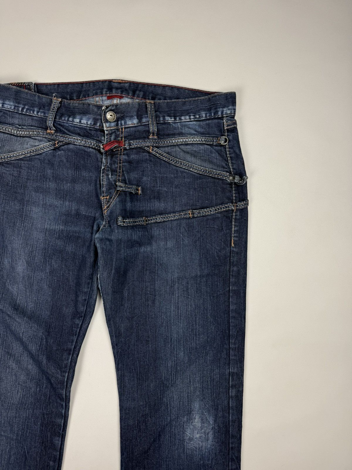 Marithe + Francois Girbaud Marithe Francois Girbaud Vintage Avant-Garde Denim Jeans Size US 32 / EU 48 - 7 Thumbnail