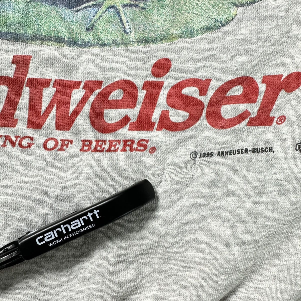 Budweiser × Vintage Vintage Budweiser Sweater Size US XL / EU 56 / 4 - 4 Thumbnail