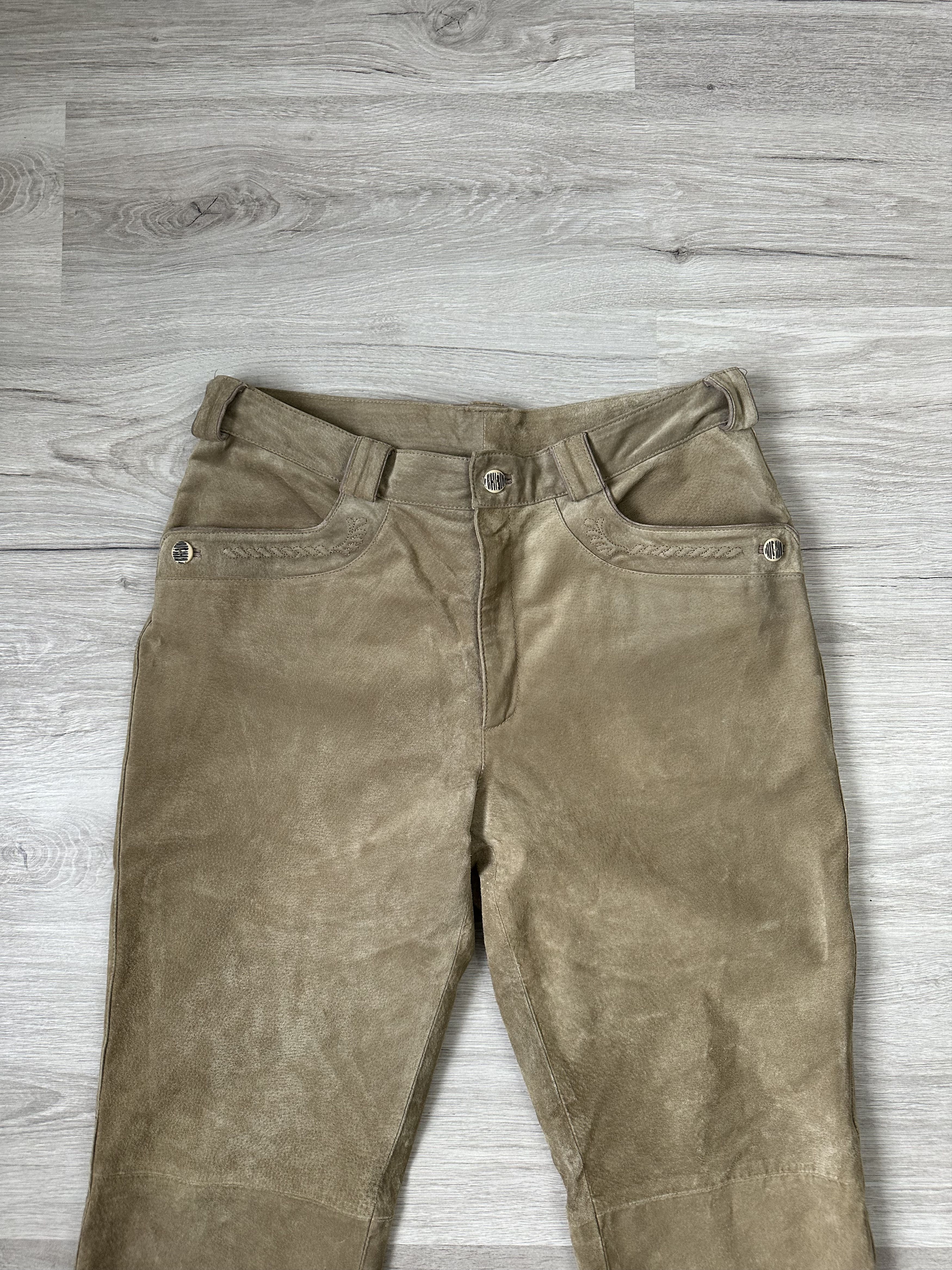 Leather × Vintage Leather Men’s Cowboy JCC Pants Bike Moto Y2K Size US 36 / EU 52 - 4 Thumbnail