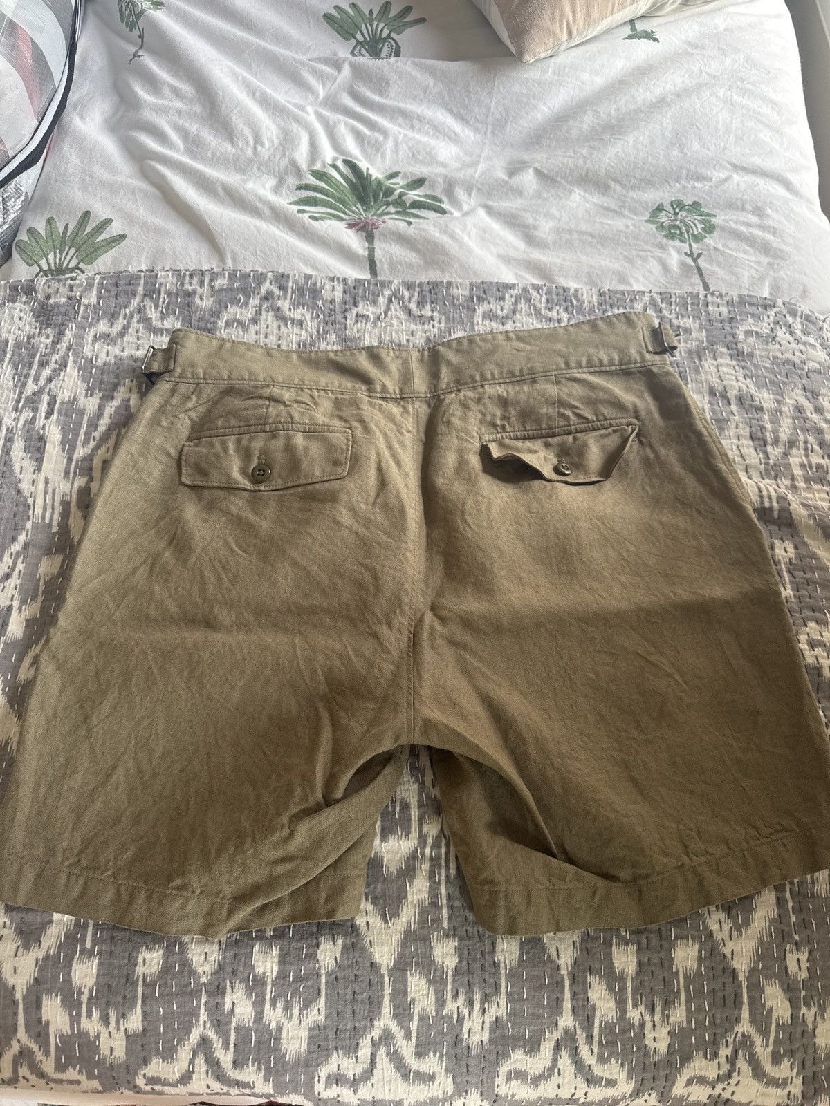 Todd Snyder Todd Snyder Linen Shorts Size US 30 / EU 46 - 2 Thumbnail