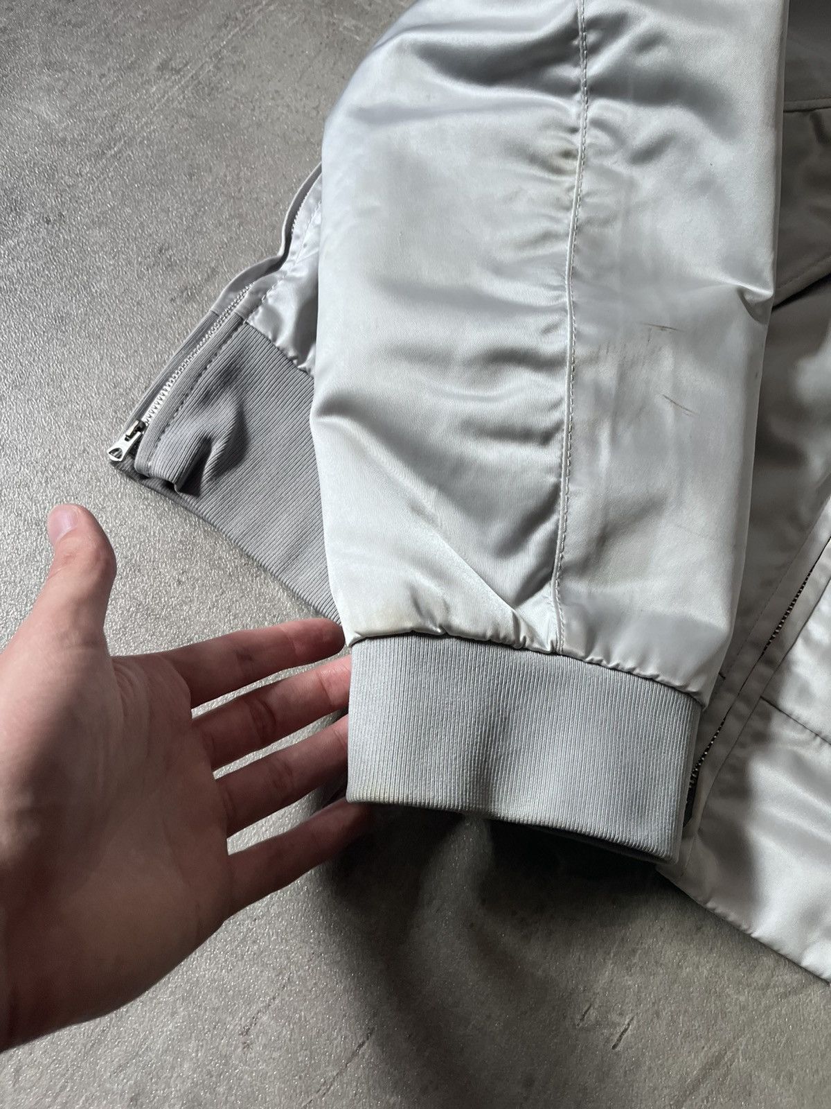 Acne Studios Acne Studios S/S 2017 Mito silver nylon jacket Size US M / EU 48-50 / 2 - 10 Thumbnail