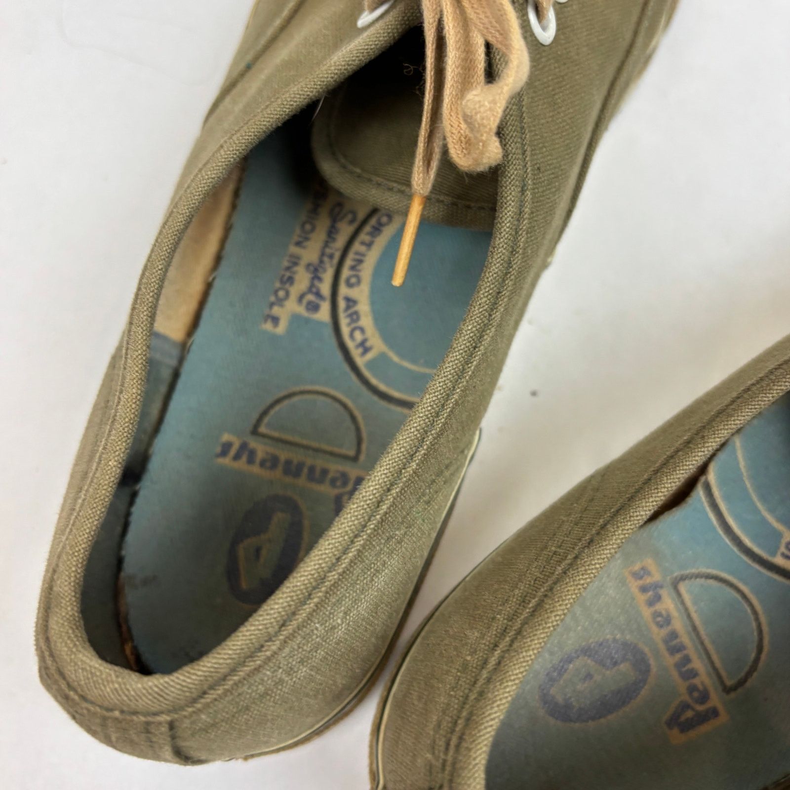 JCPenney Rare True Vintage 60s Penneys Deck Shoe Men's 10.5 Size US 10.5 / EU 43-44 - 12 Thumbnail