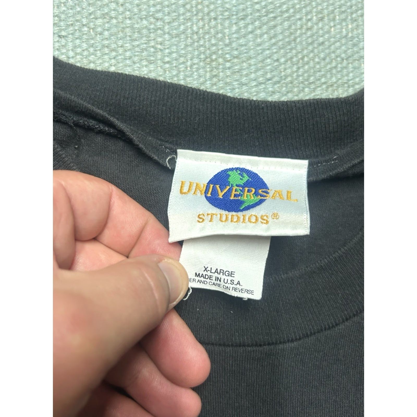 Vintage VINTAGE 90s graphic t shirt universal studios florida embroidered adult XL T-Shirt Men Black Size US XL / EU 56 / 4 - 5 Thumbnail